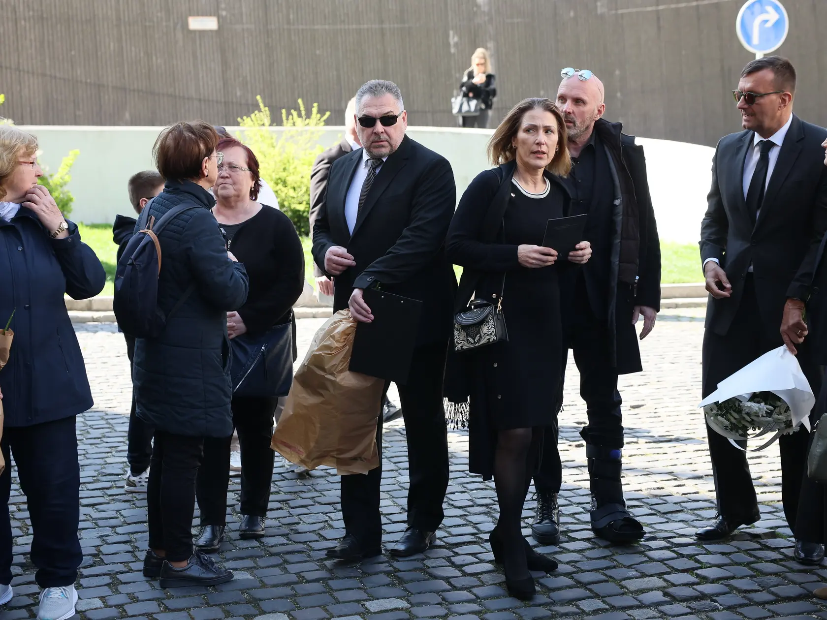 Posledná rozlúčka s hercom Štefanom Kvietikom († 90). Marek Ťapák