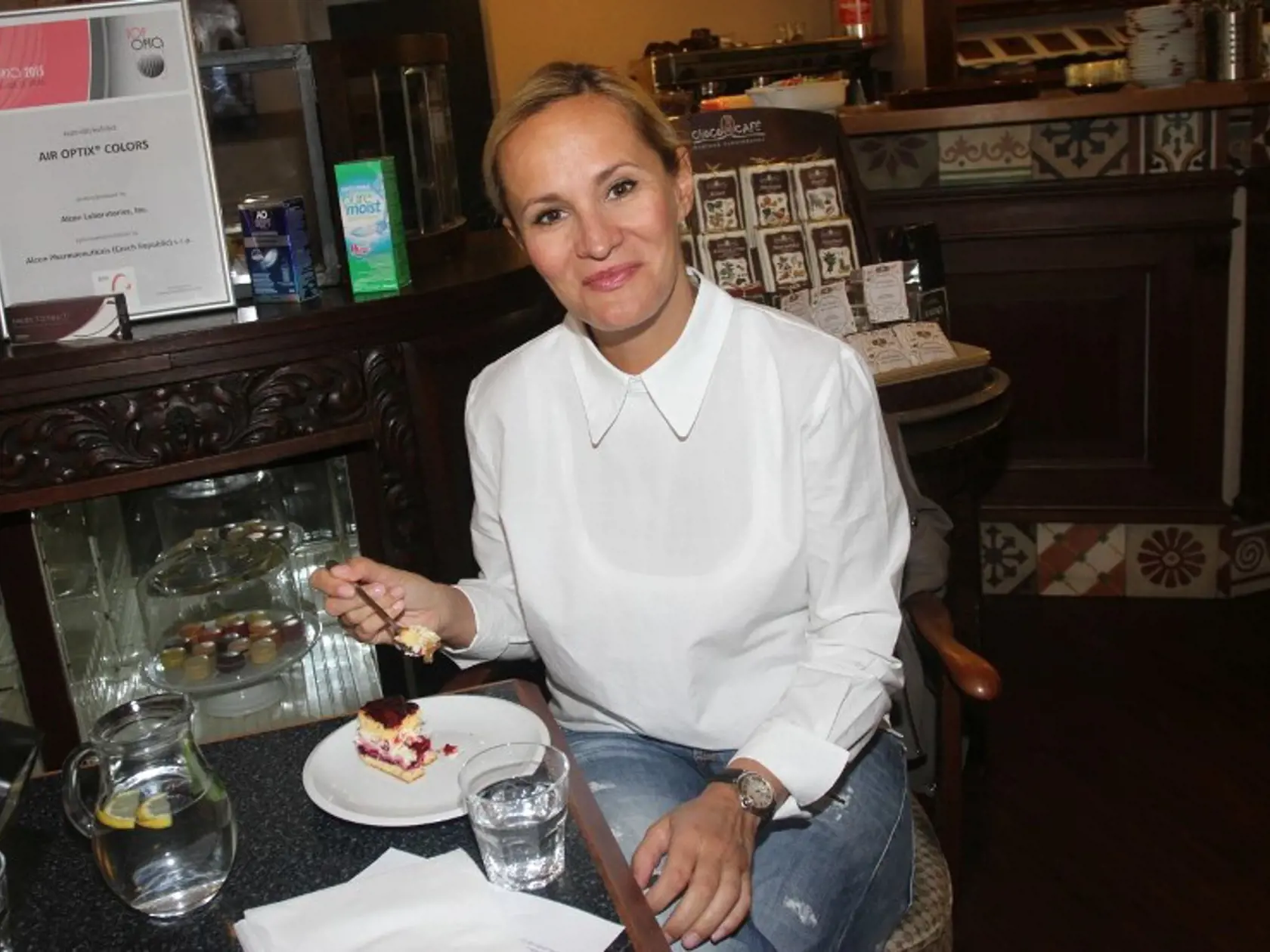 Monika Absolonová: Chuť na sladké utíšila zákuskom.