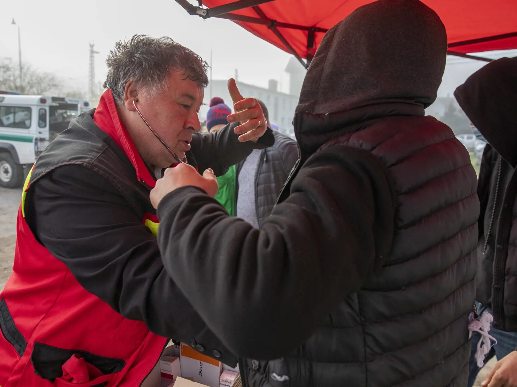 Na snímke je stanový tábor pre migrantov zo Sýrie.
Epidemiológ Vladimír Krčméry.