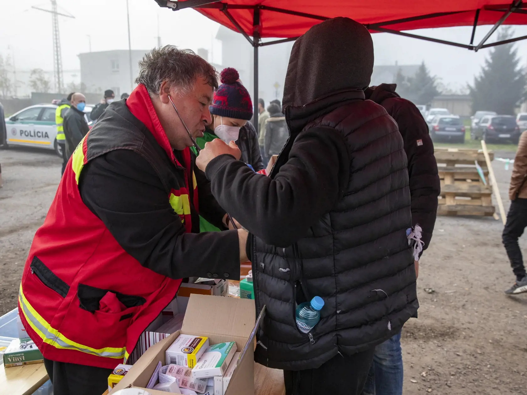 Na snímke je stanový tábor pre migrantov zo Sýrie.
Epidemiológ Vladimír Krčméry.