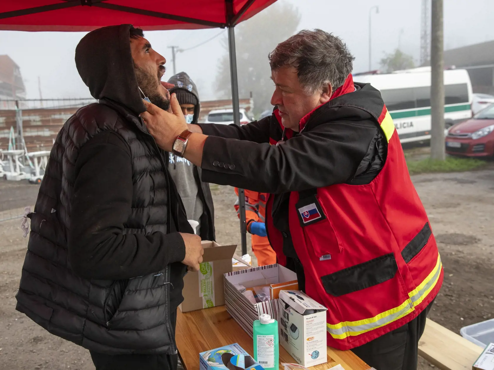 Na snímke je stanový tábor pre migrantov zo Sýrie.
Epidemiológ Vladimír Krčméry.