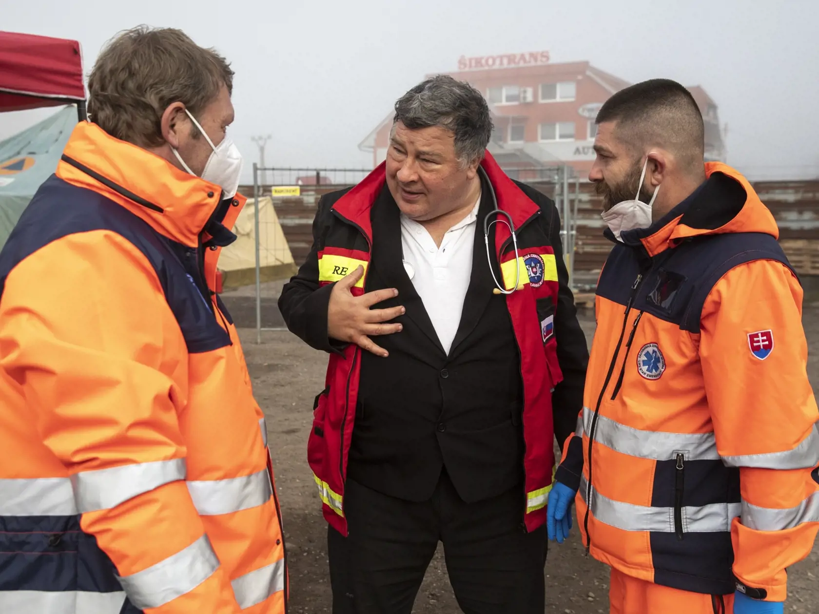 Na snímke je stanový tábor pre migrantov zo Sýrie.
Epidemiológ Vladimír Krčméry.