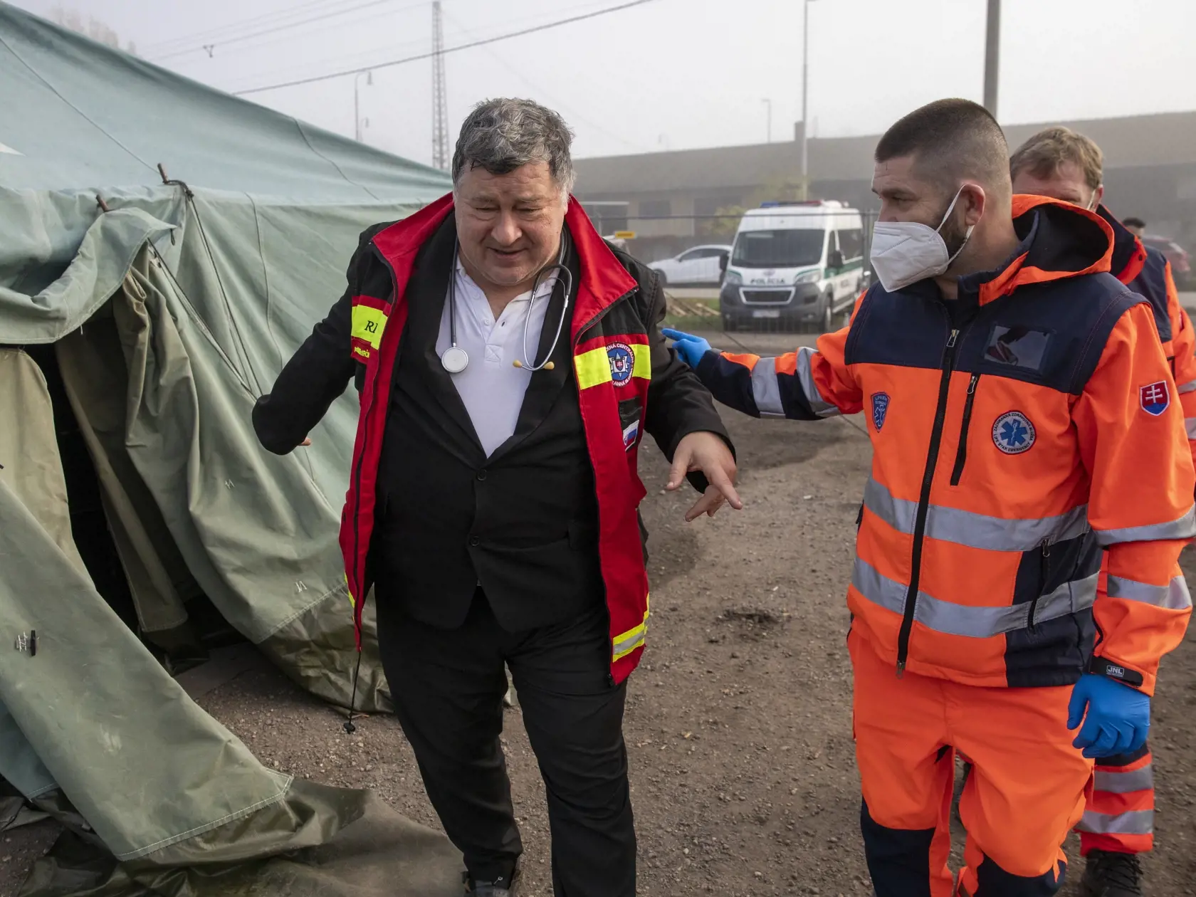 Na snímke je stanový tábor pre migrantov zo Sýrie.
Epidemiológ Vladimír Krčméry.