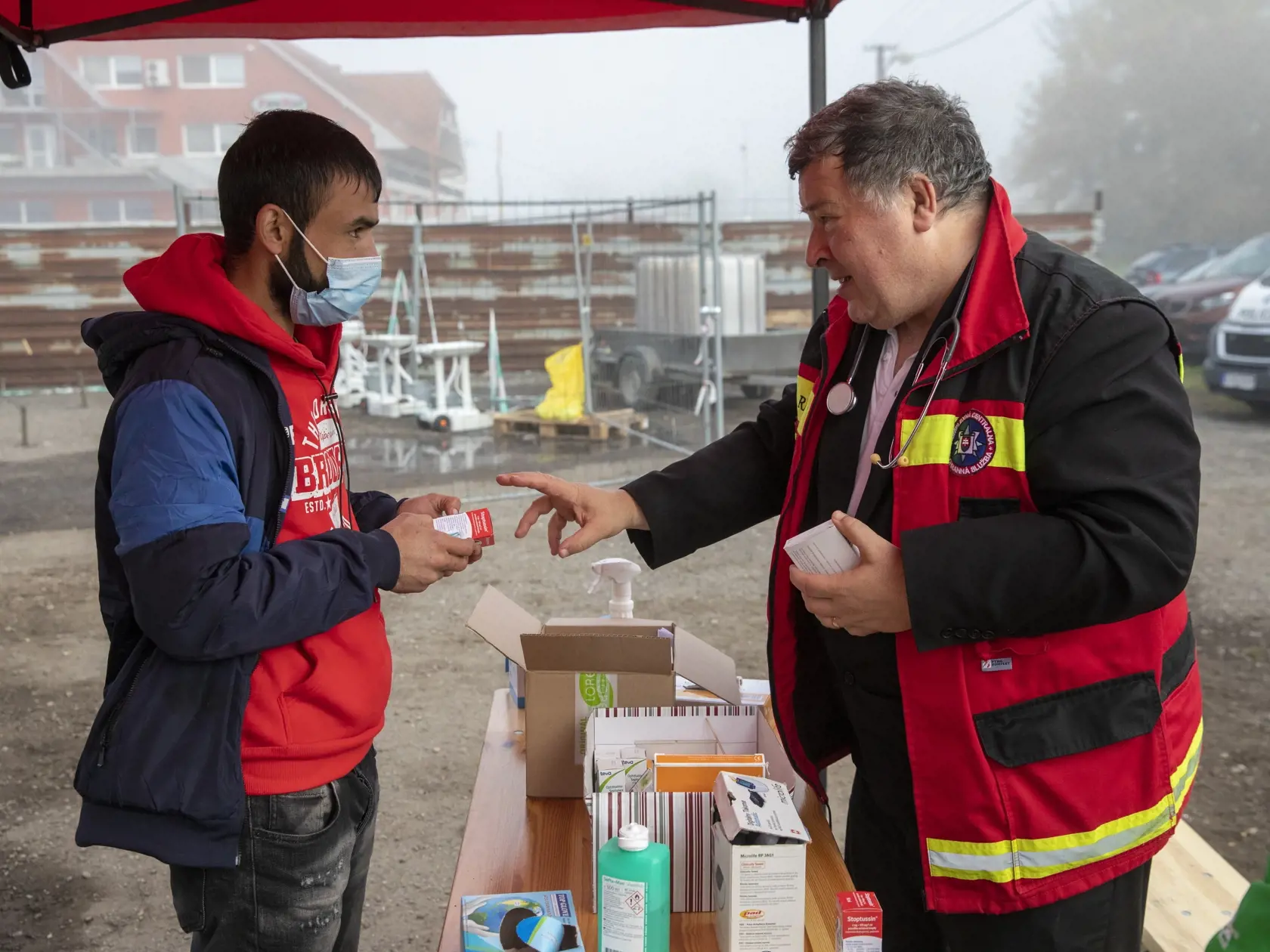Na snímke je stanový tábor pre migrantov zo Sýrie.
Epidemiológ Vladimír Krčméry.