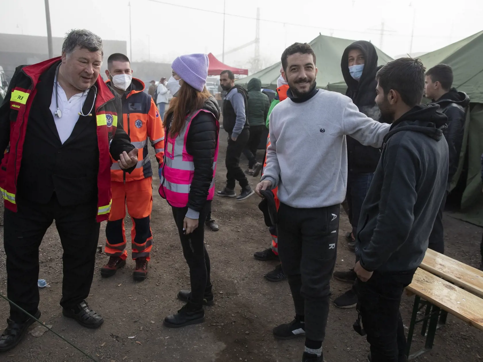 Na snímke je stanový tábor pre migrantov zo Sýrie.
Epidemiológ Vladimír Krčméry.