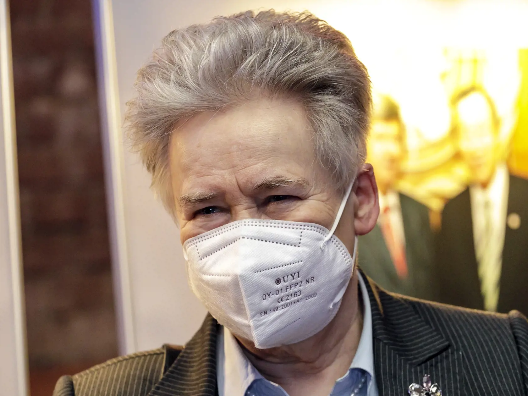 Na snímke bývalá politička Brigita Schmögnerová počas spomienkového podujatia na počesť bývalého ministra zahraničných vecí SR Eduarda Kukana, ktoré zorganizovalo Ministerstvo zahraničných vecí a európskych záležitostí SR v Bratislave 16. februára 2022. Bývalý minister zahraničných vecí, poslanec Národnej rady SR a Európskeho parlamentu Eduard Kukan zomrel 9. februára vo veku 82 rokov. FOTO TASR - Dano Veselský