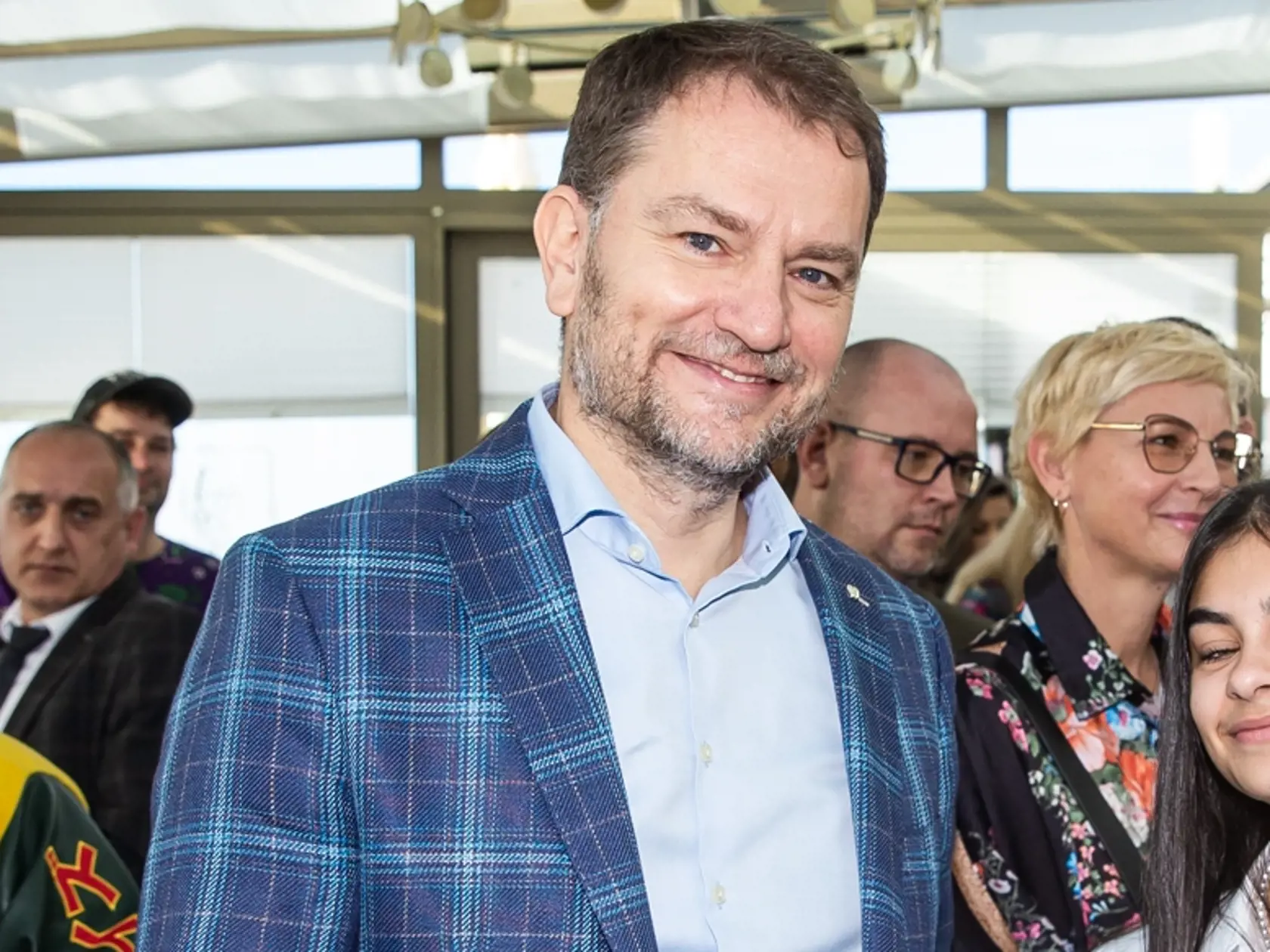 Krst kuchárskej knihy "Čaro rómskej kuchyne" v Bratislave. Na snímke Igor Matovič.