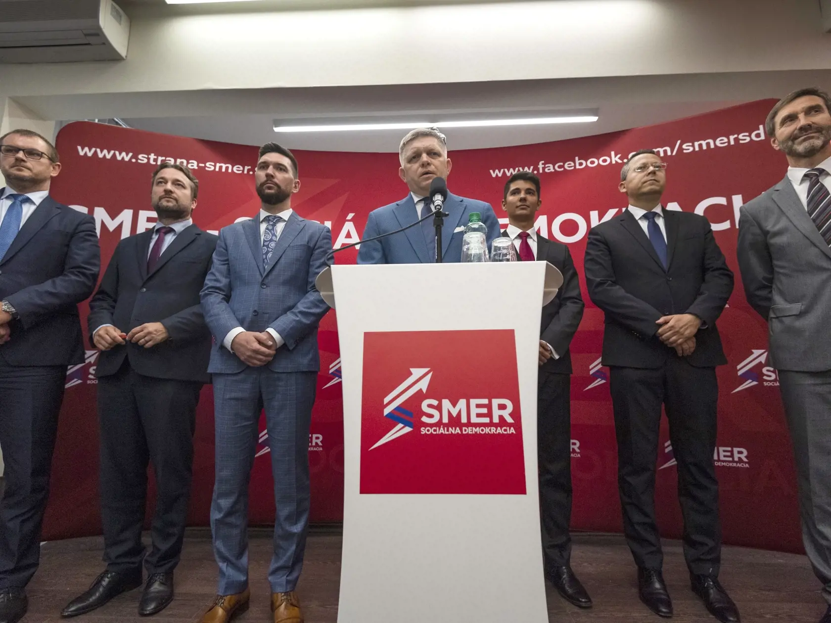 Marián Saloň nový podpredseda Ľuboš Blaha Richard Takáč Robert Fico Erik Kaliňák Ladislav Kamenický Juraj Blanár 