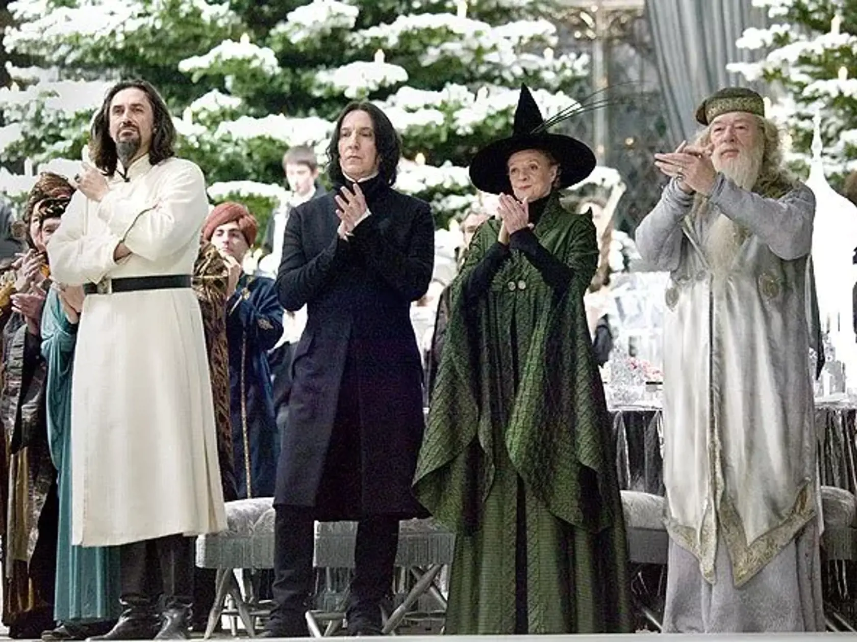 Predrag Bjelac, Alan Rickman, Maggie Smith a Michael Gambon