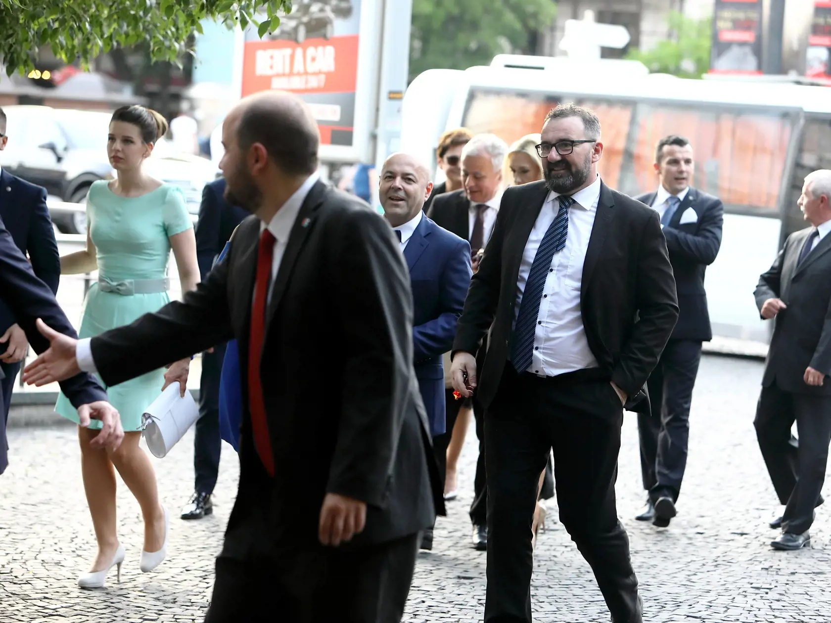 Na snímke príchody a recepcia po inaugurácii novej prezidentky SR Zuzany Čaputovej v Redute. 