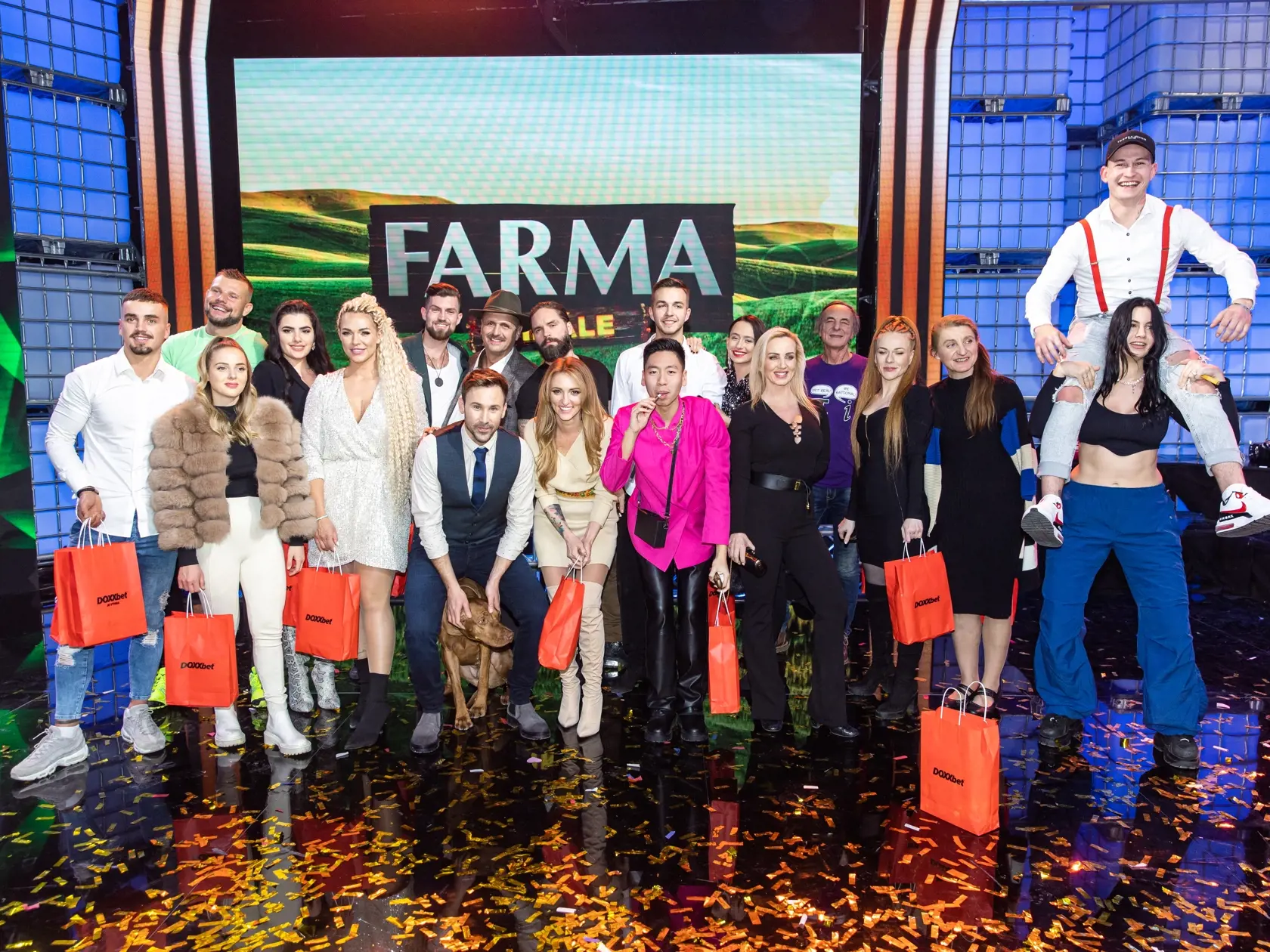 Finále reality šou "FARMA 14" v Bratislave.