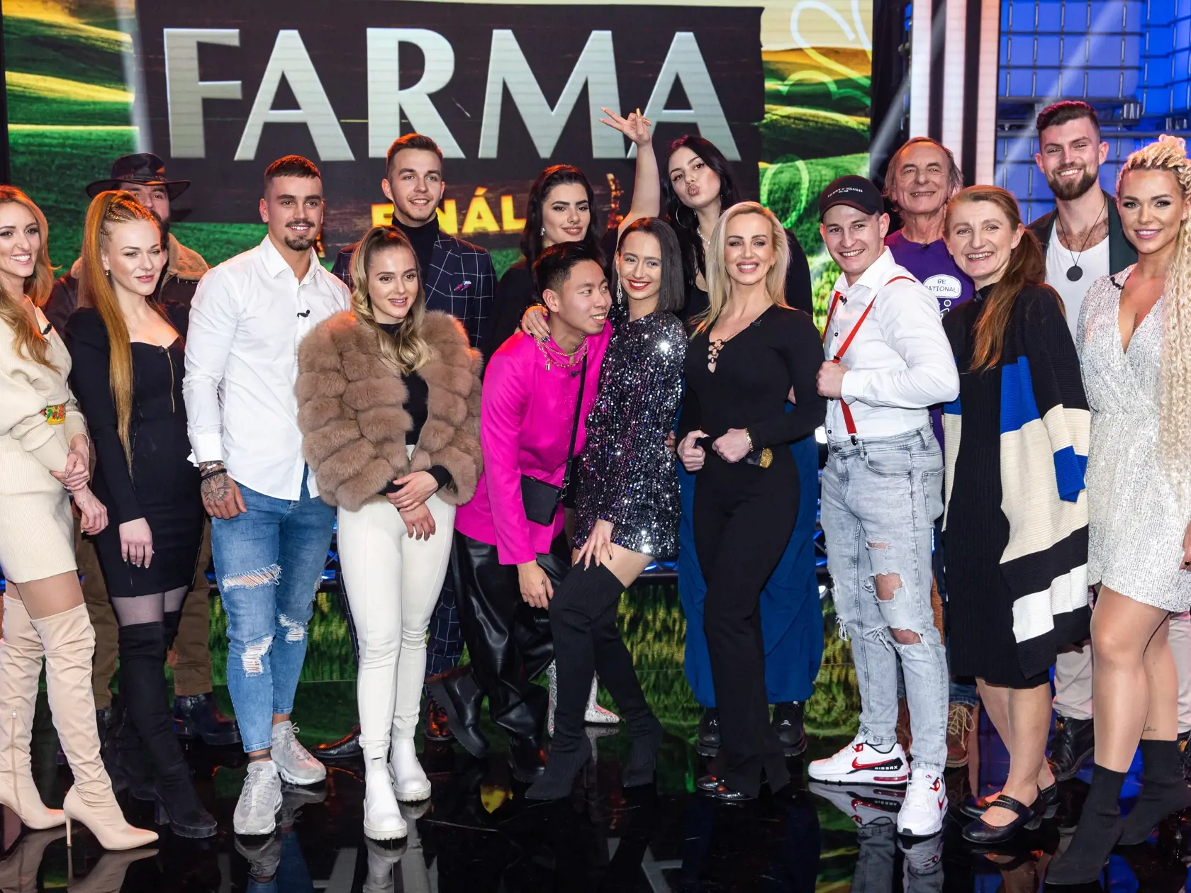 Finále reality šou "FARMA 14" v Bratislave.
