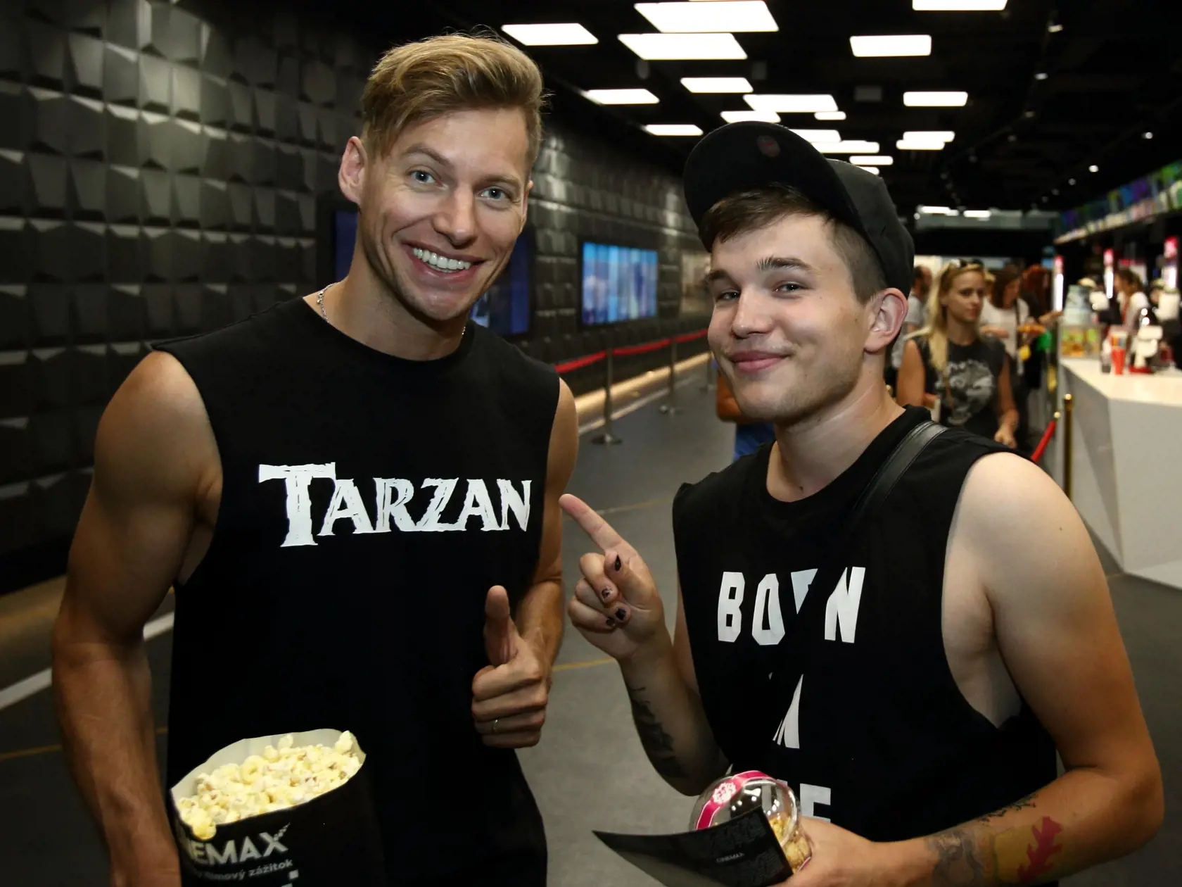 20160706 Thomas Puskailer, Martin Harich, Bory Mall Tarzan, premiera filmu tarzan, showbiz