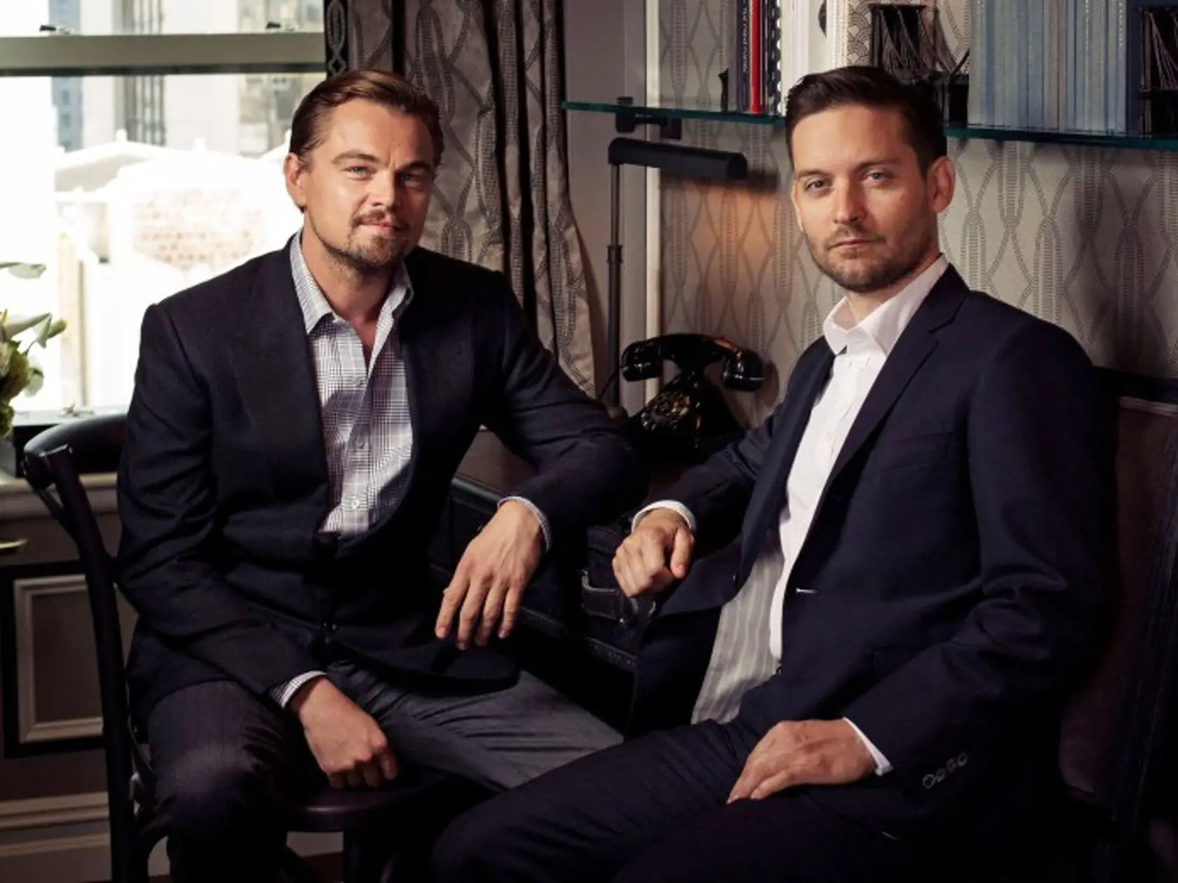 Tobey Maguire a Leonardo DiCaprio