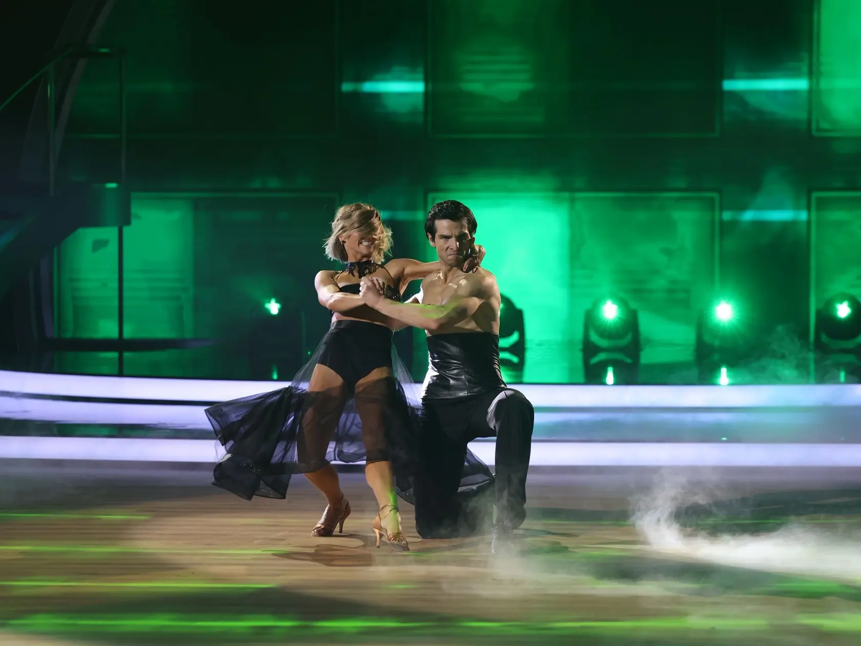 Finálové kolo Let's Dance. Na snímke Kristián Baran a Dominika Rošková.