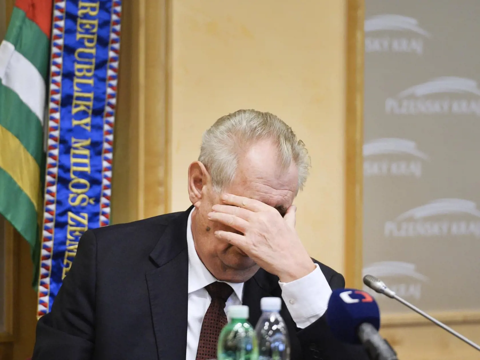 Súčasný český prezident Miloš Zeman.