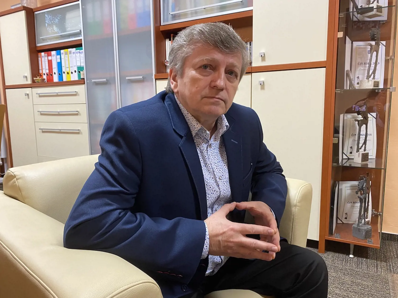 Riaditeľ Základnej školy Okružná v Michalovciach Martin Nebesník.