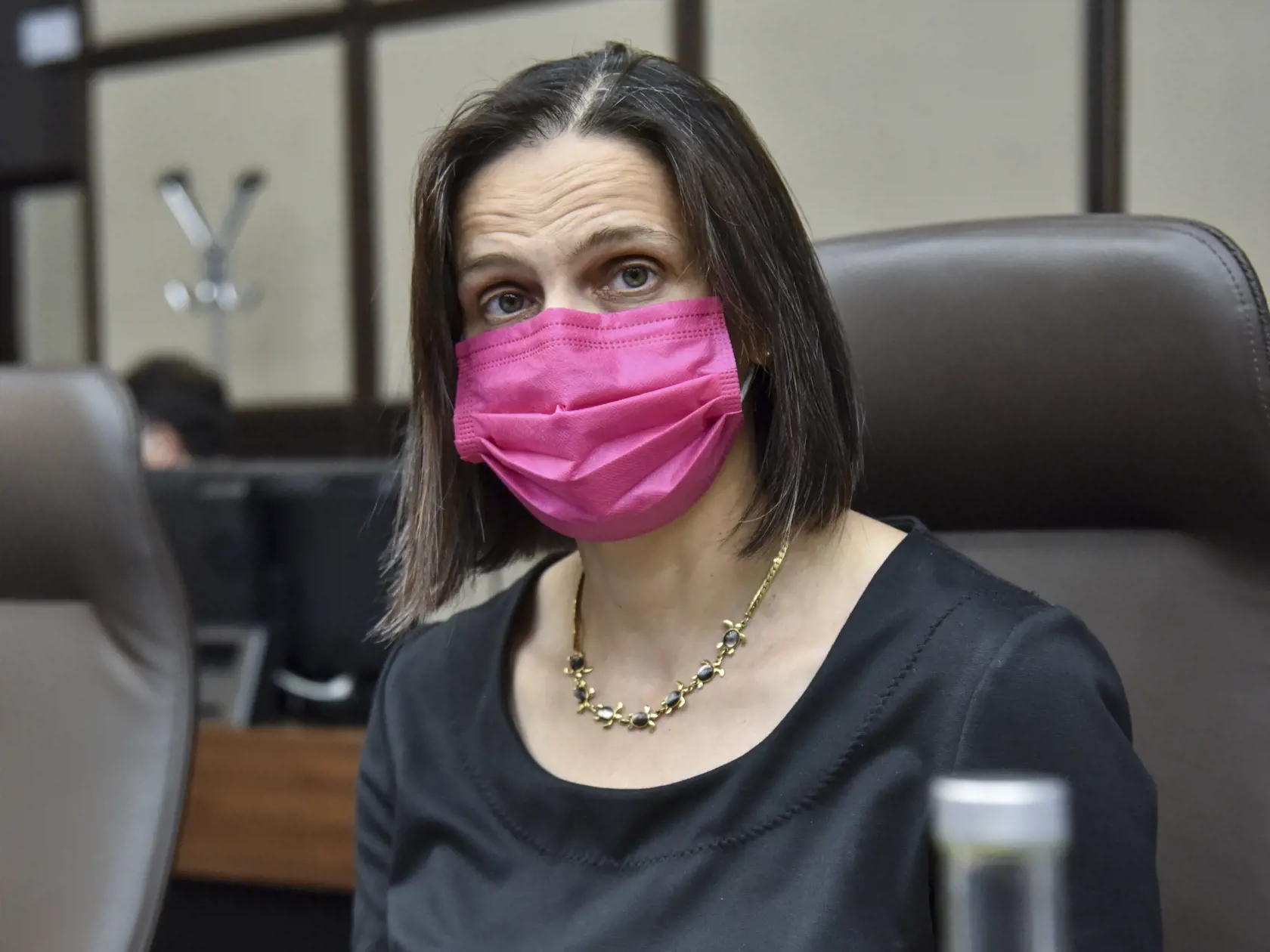 Na snímke je ministerka spravodlivosti SR Mária Kolíková (Za ľudí) počas 13. rokovania vlády SR.