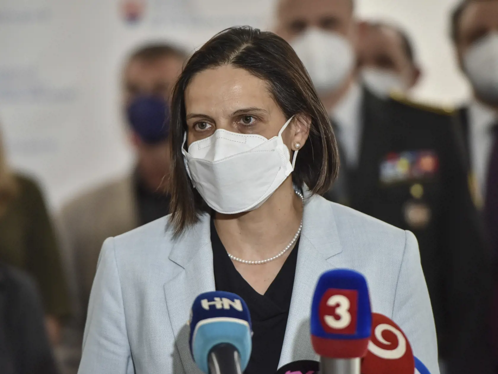 Na snímke je ministerka spravodlivosti SR Mária Kolíková (Za ľudí) počas tlačovej konferencie.
