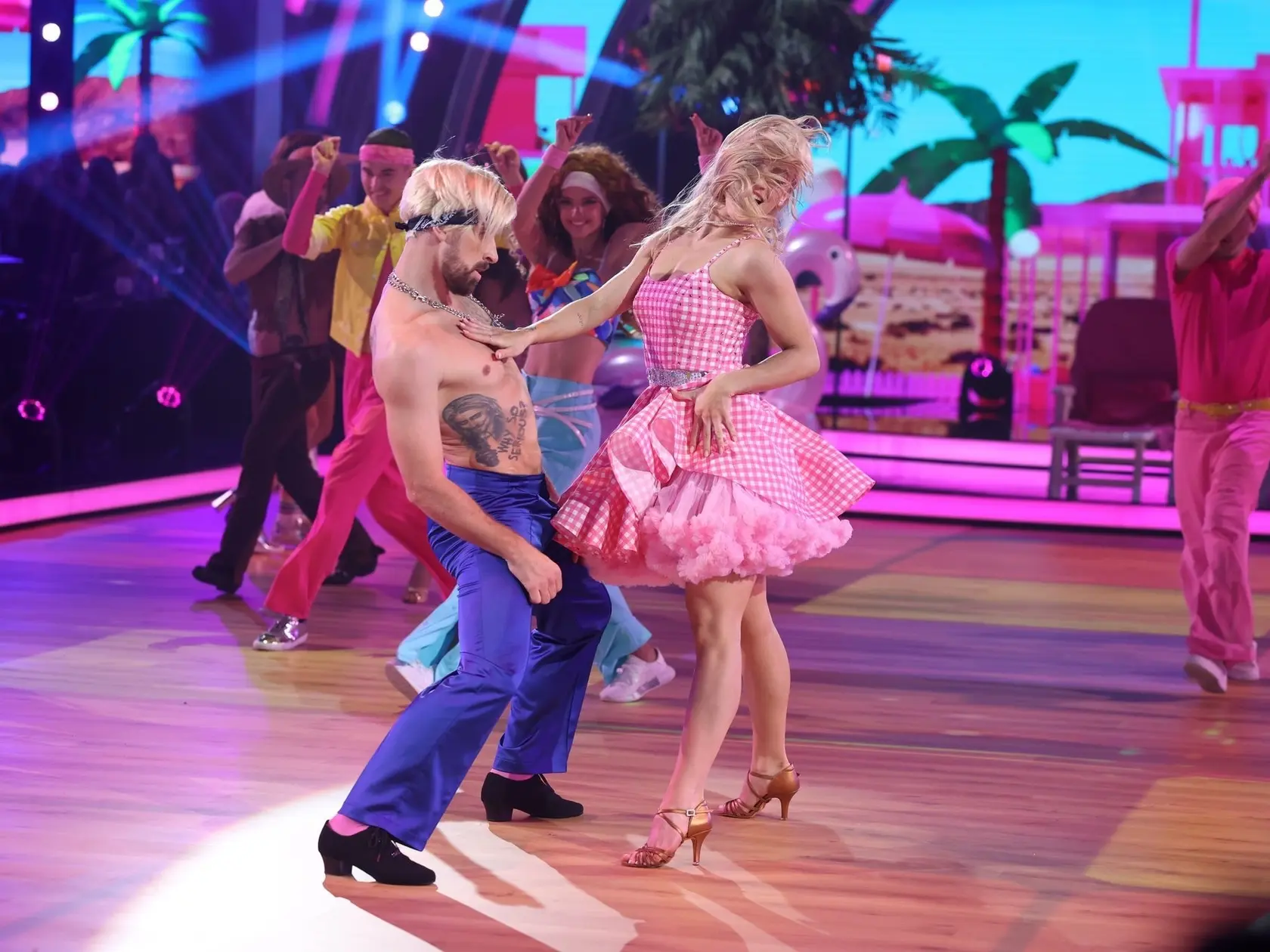 Tretie kolo Let's Dance. Na snímke Peter Sagan a Eliška Lenčešová.