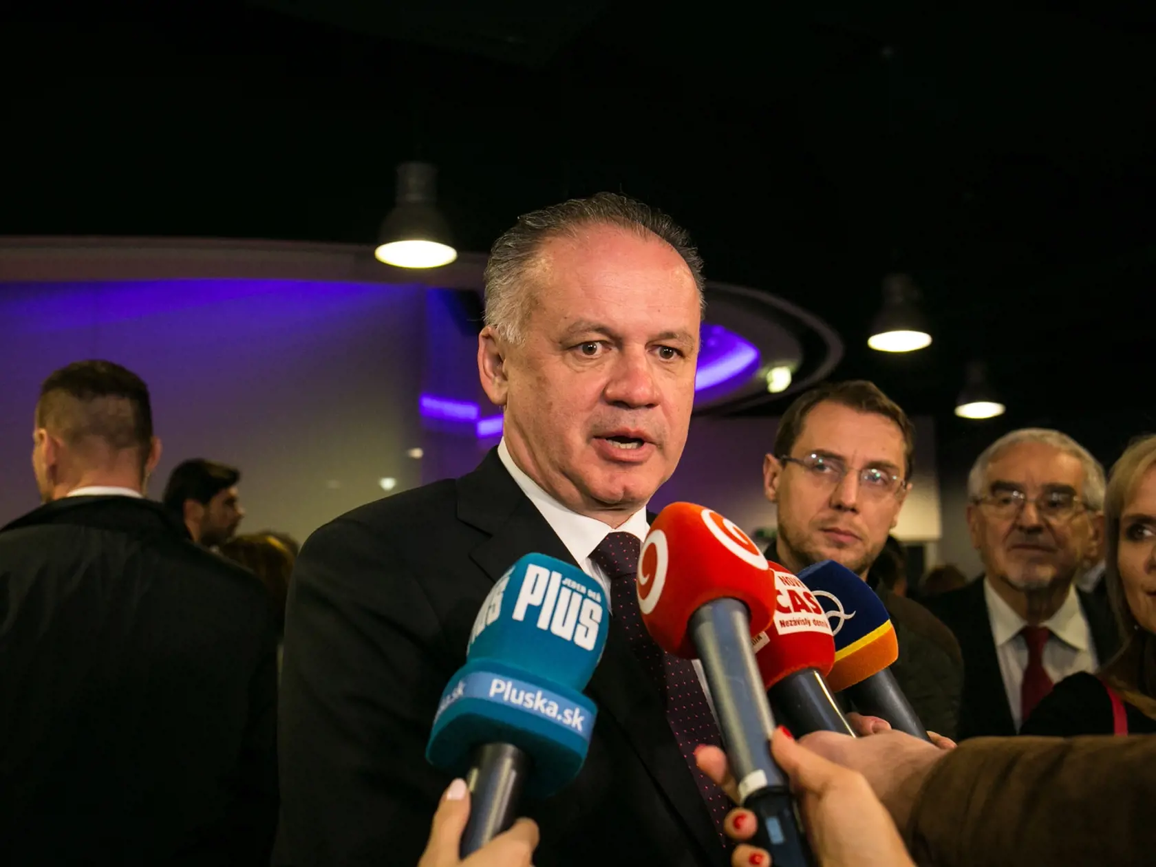 Prezident Andrej Kiska na premiére filmu Masaryk.