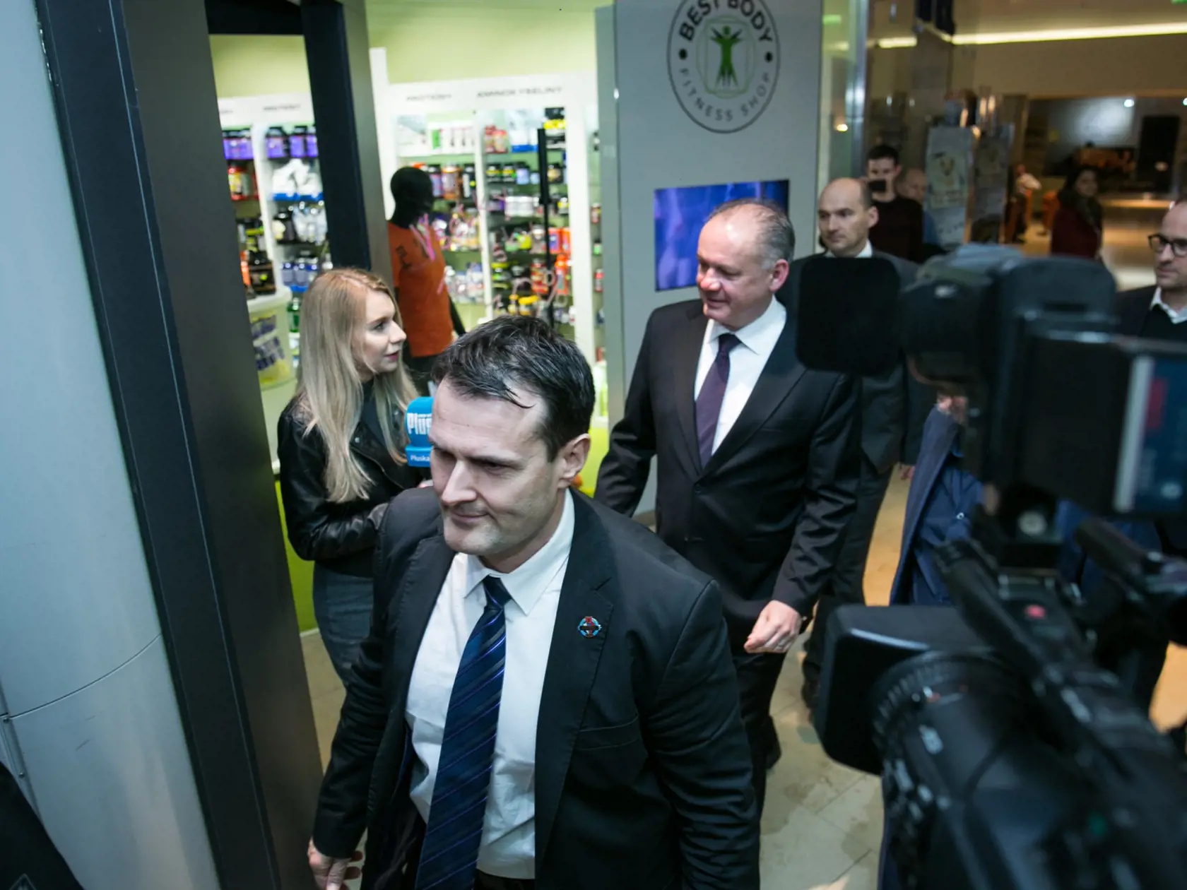 Prezident Andrej Kiska na premiére filmu Masaryk.