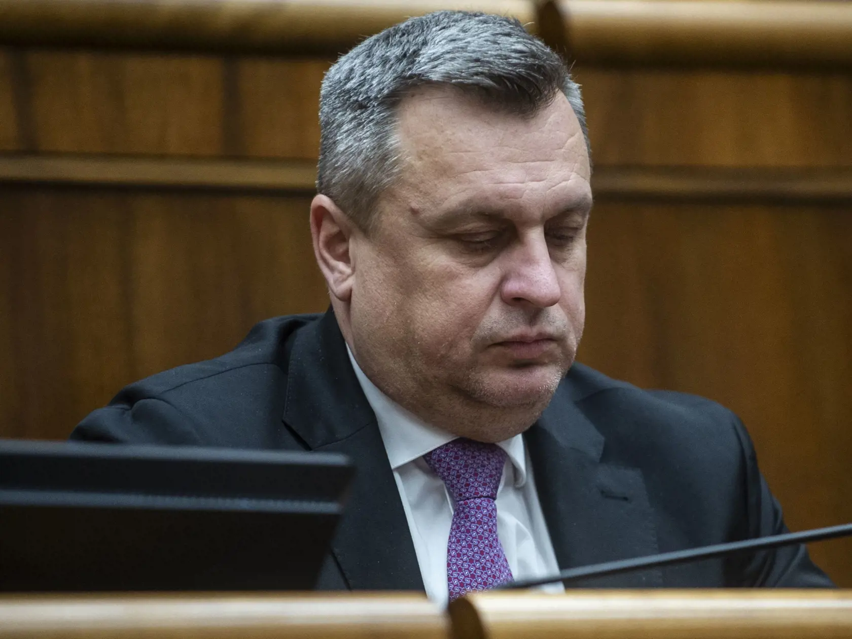 Na snímke podpredseda Národnej rady SR Andrej Danko (SNS) počas rokovania 6. schôdze parlamentu 8. januára 2024 v Bratislave.
