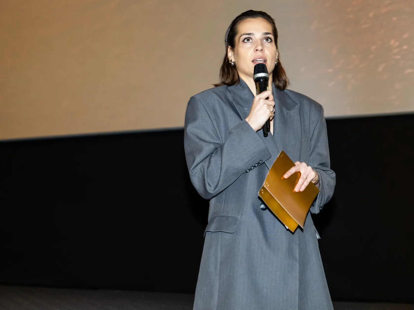 Premiéra seriálu “VINA” v Bratislave. Na snímke Lucia Hlaváčková. 