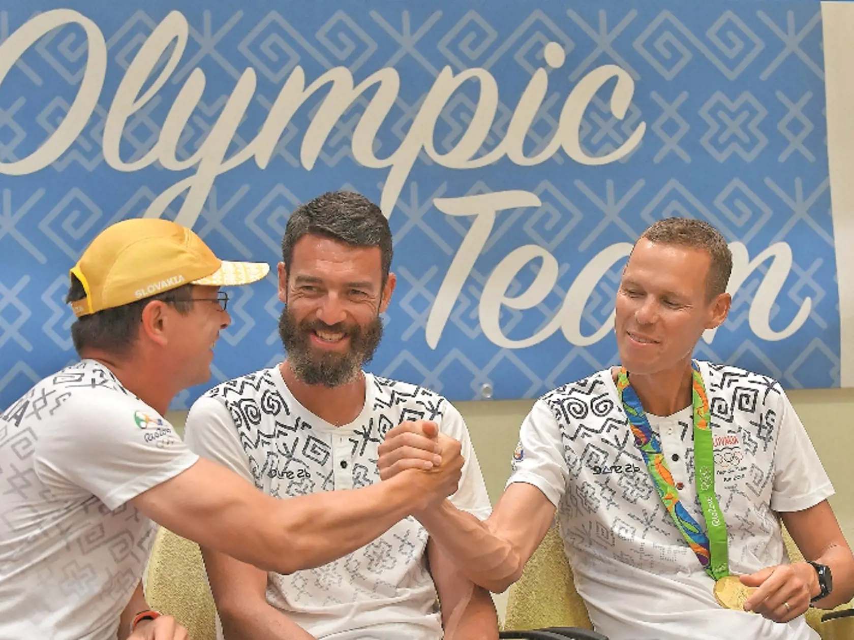 Zohratá trojica: Peter Korčok, Matej Spišiak a Matej Tóth, zľava.