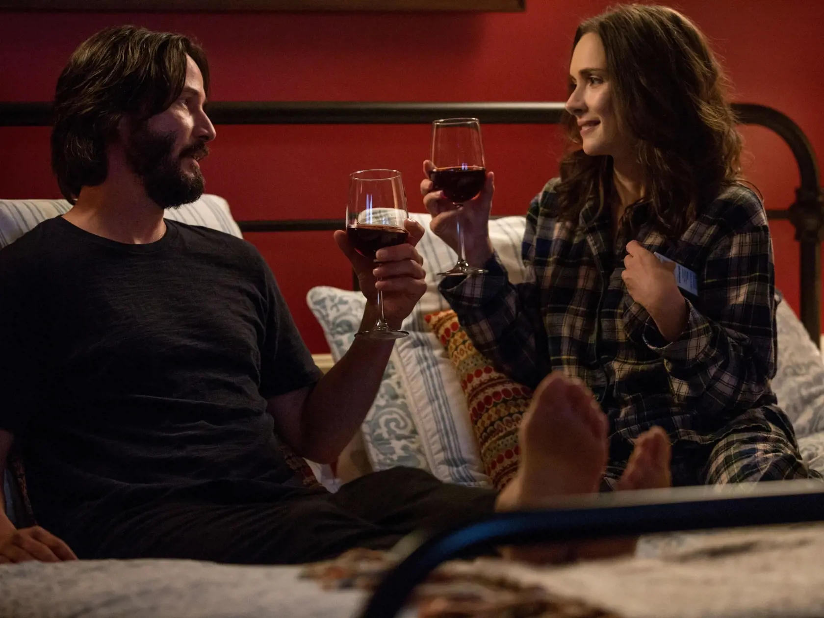Winona Ryder a Keanu Reeves, dvaja bezdetní herci sa stretli na pľaci vo filme Cesta za láskou.