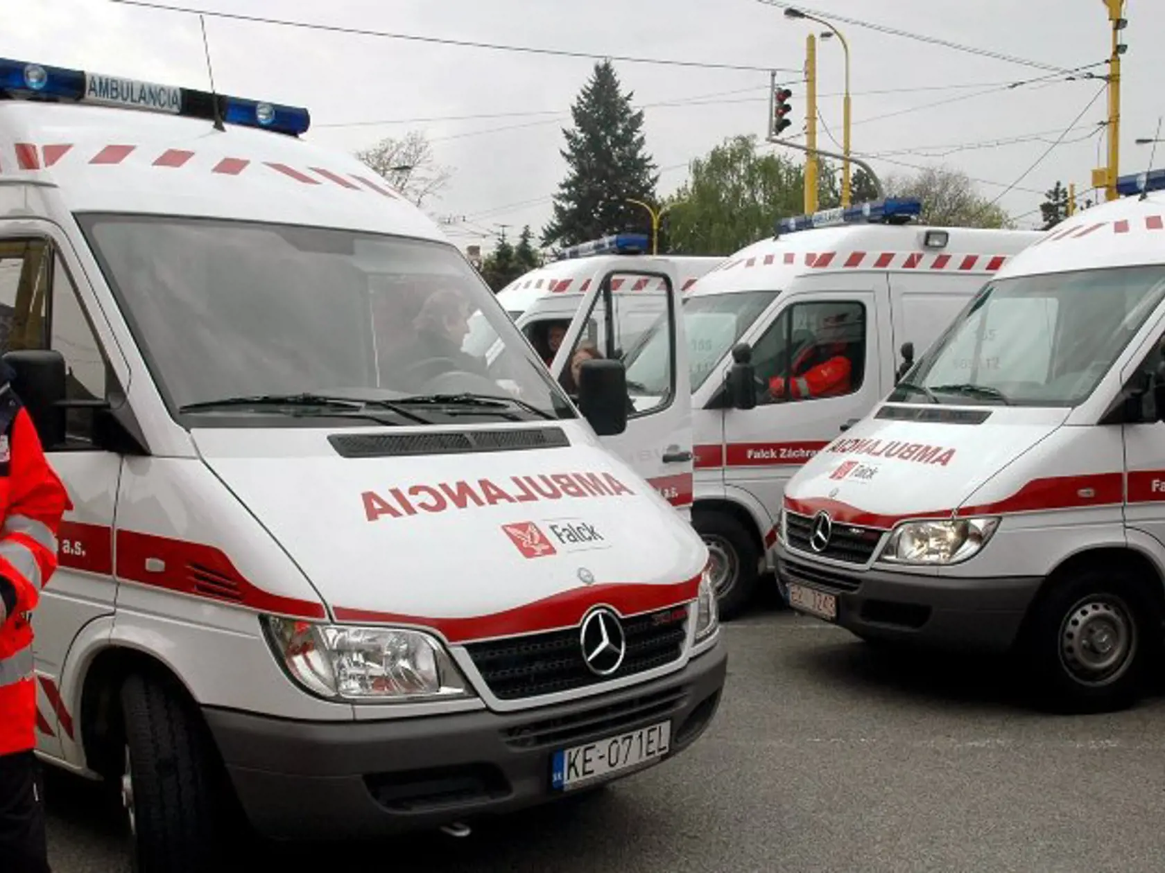 Sanitky spoločnosti Falck