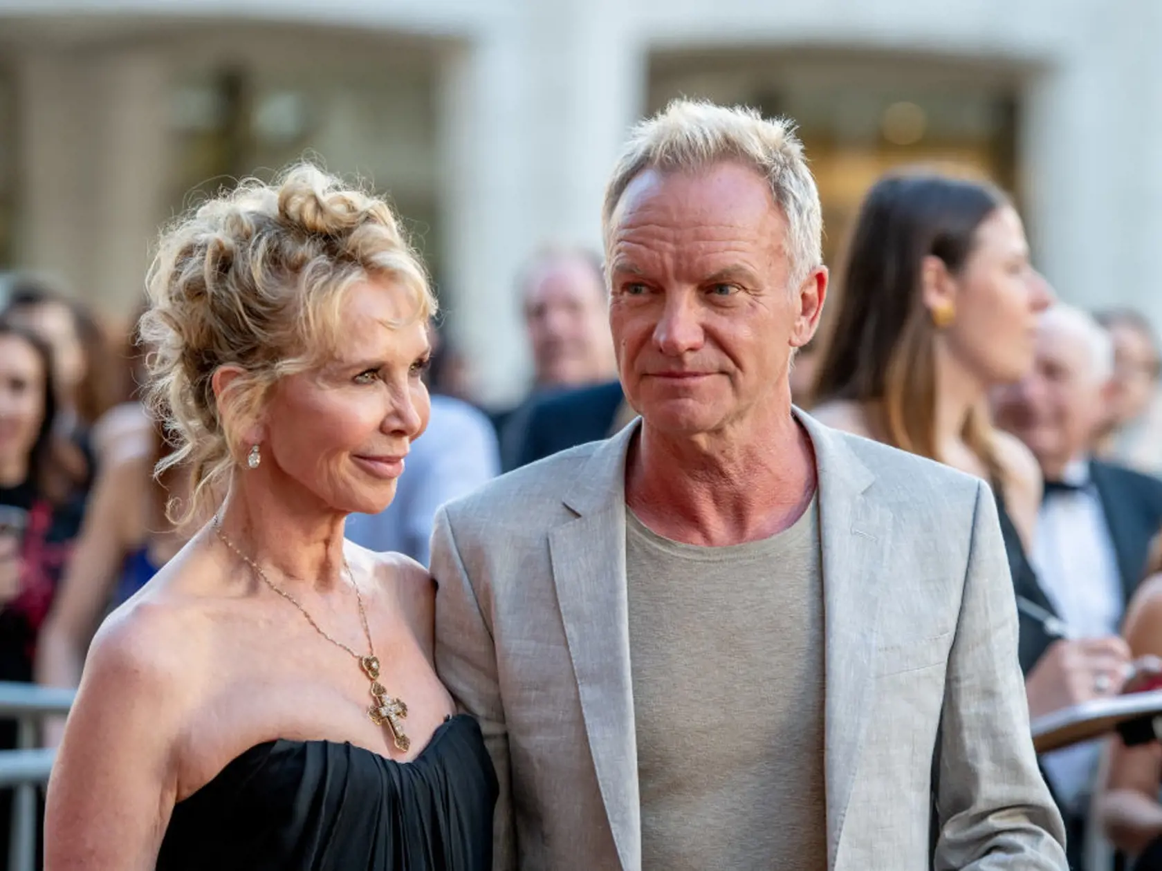NEW YORK, NY - MAY 21:  Trudie Styler and Sting attends the 2018 American Ballet Theatre Spring Gala at The Metropolitan Opera House on May 21, 2018 in New York City.  (Photo by Roy Rochlin/Getty Images)