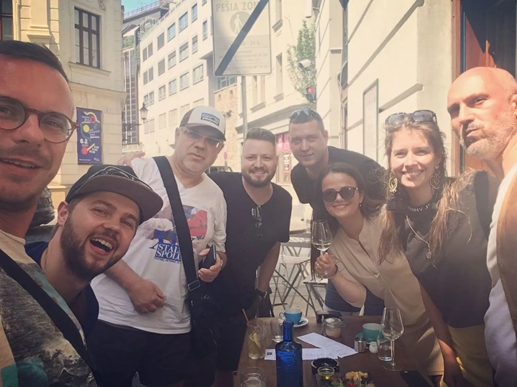 Martausová (druhá sprava) so svojou kapelou