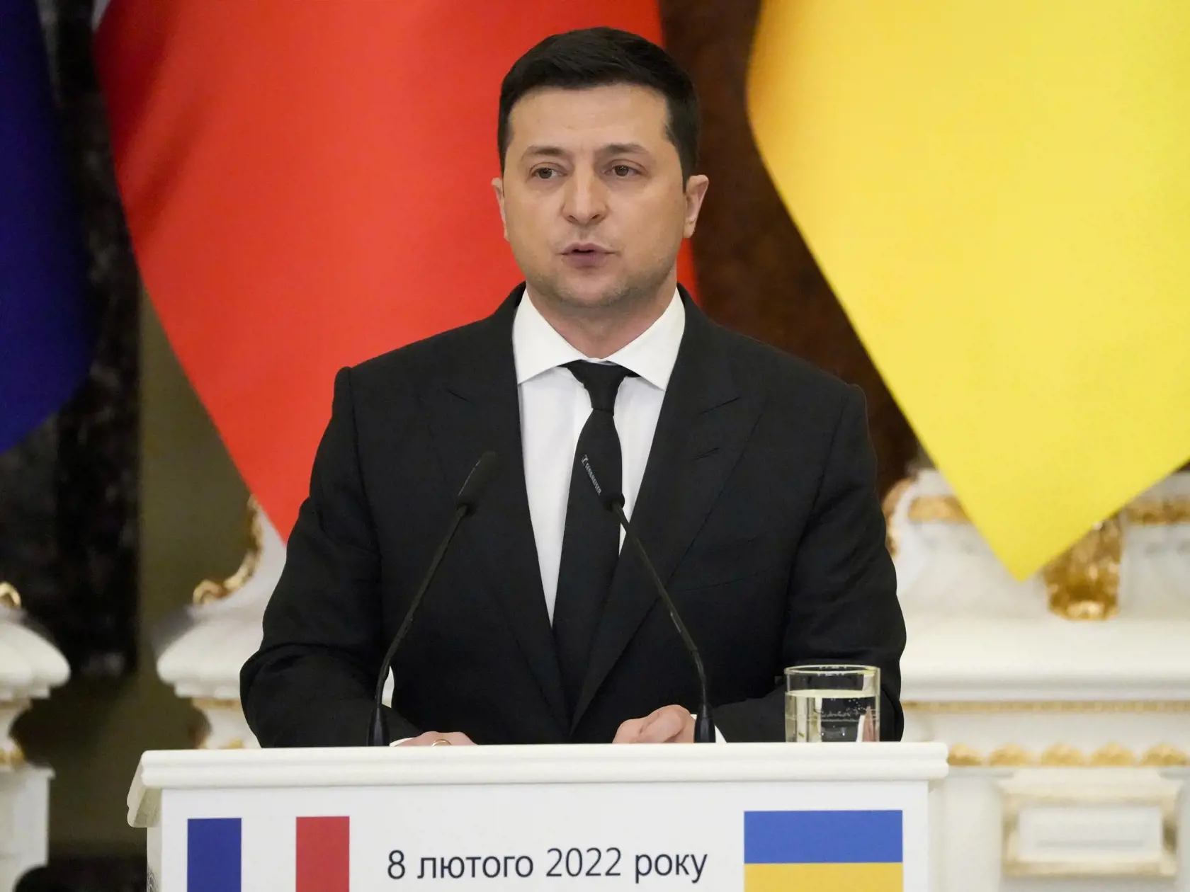 Kyjev - Na snímke ukrajinský prezident Volodymyr Zelenskyj