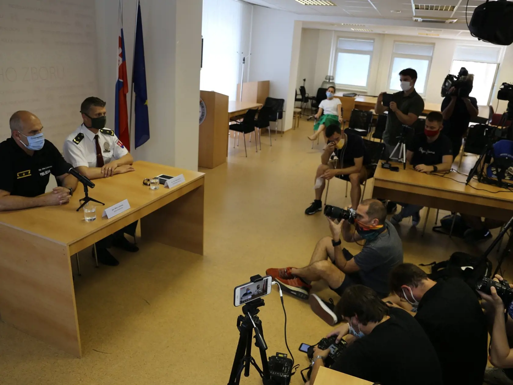 Tlačová konferencia, Milan Lučanský.