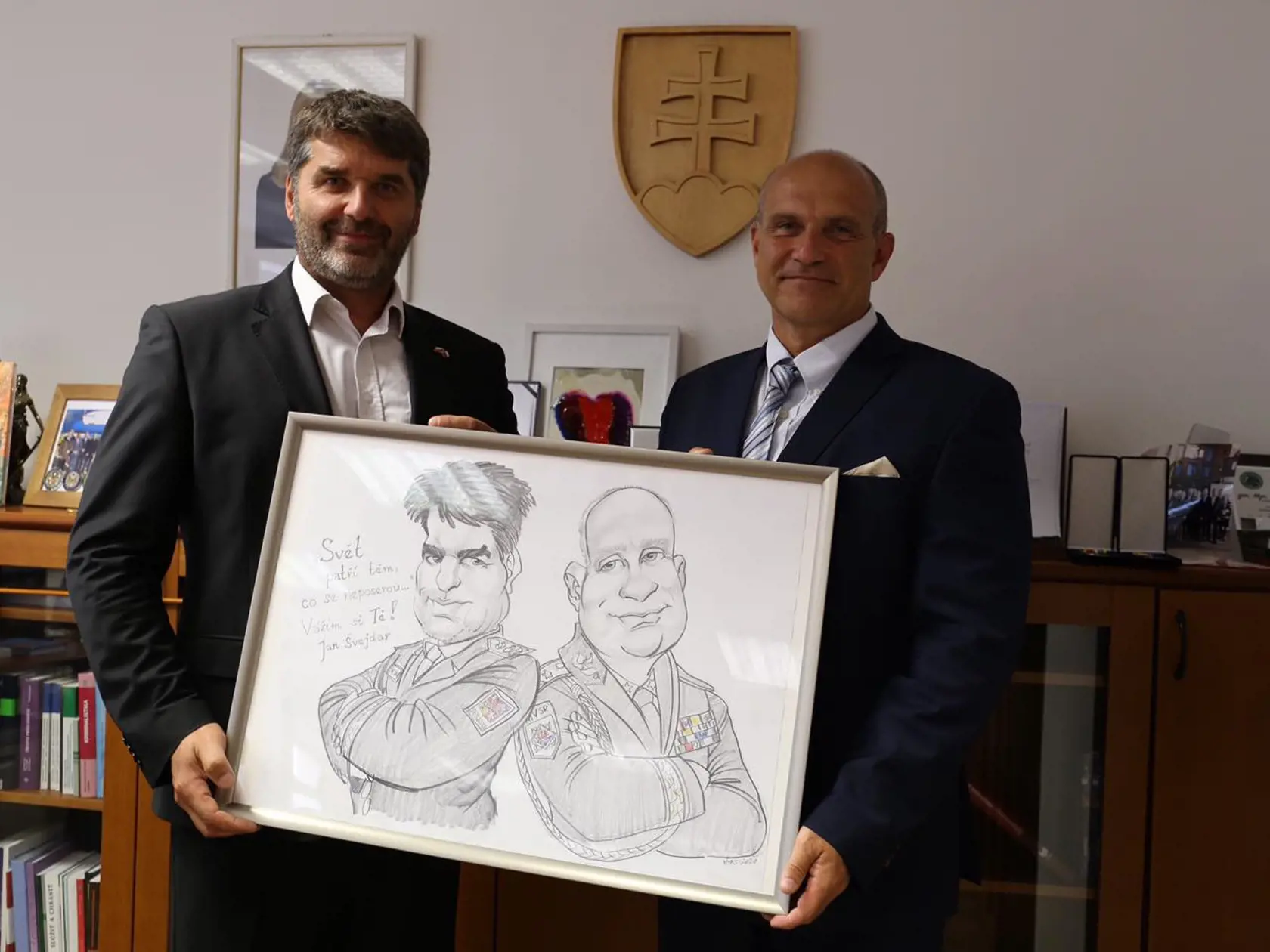 Zábery z aktívnej činnosti Milana Lučanského.