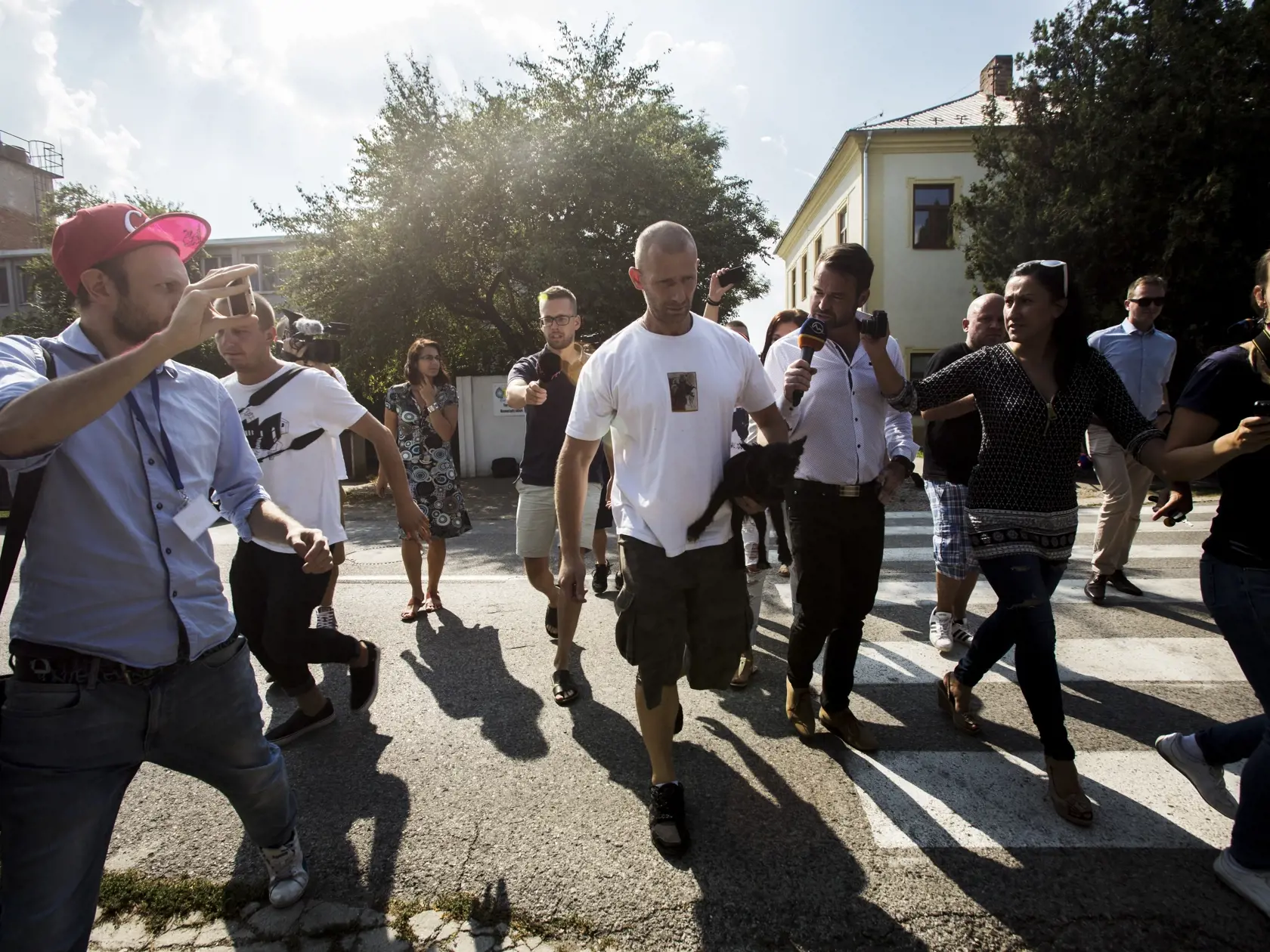 Na snimke Peter Tomanek, riaditel resocializacneho strediska Cisty den, v ktorom udajne doslo k znasilneniu jednej z klentie, pocas kontroly z Ministerstva prace, socialnych veci a rodiny.