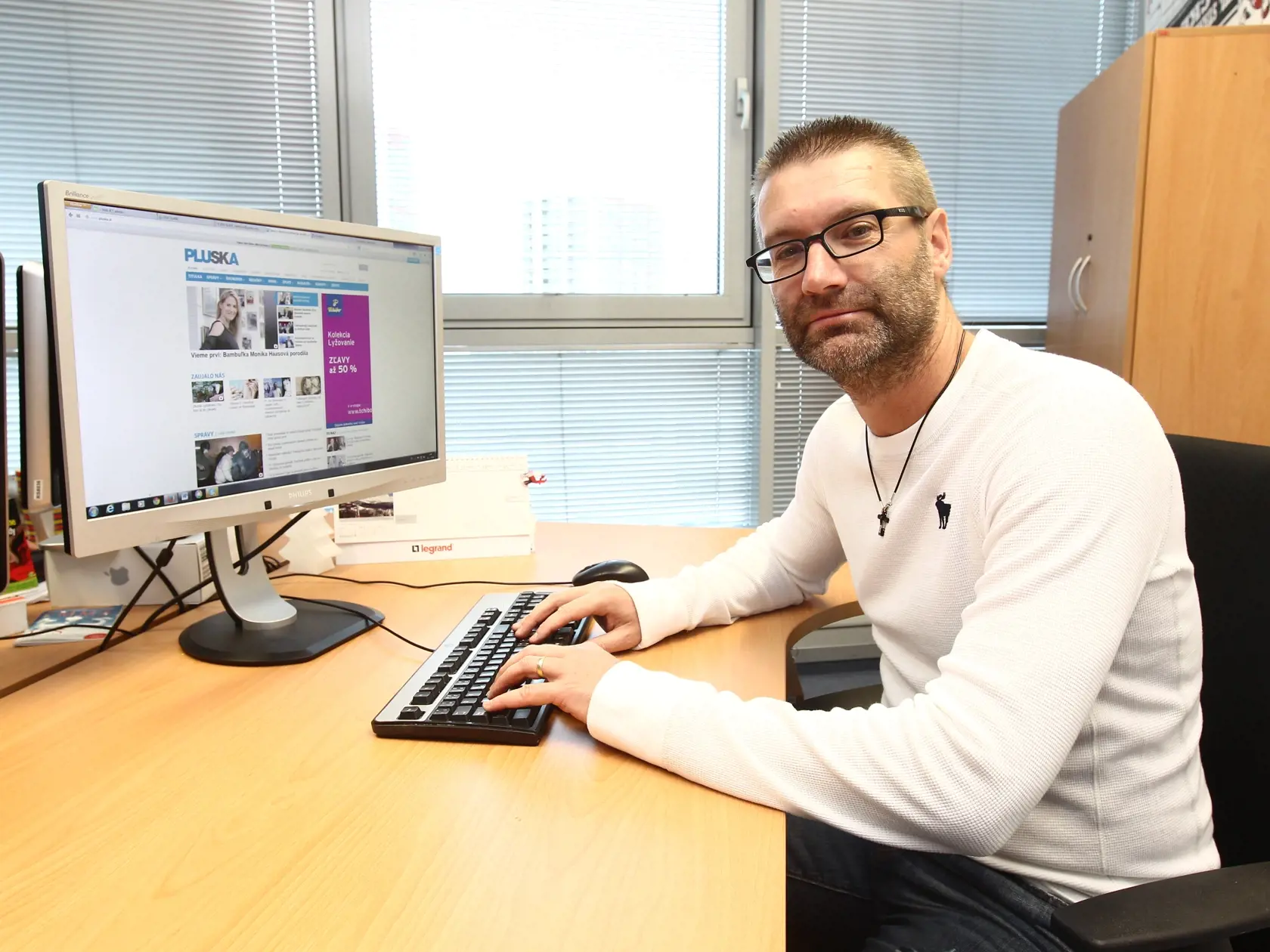 Andy Kraus na online rozhovore.