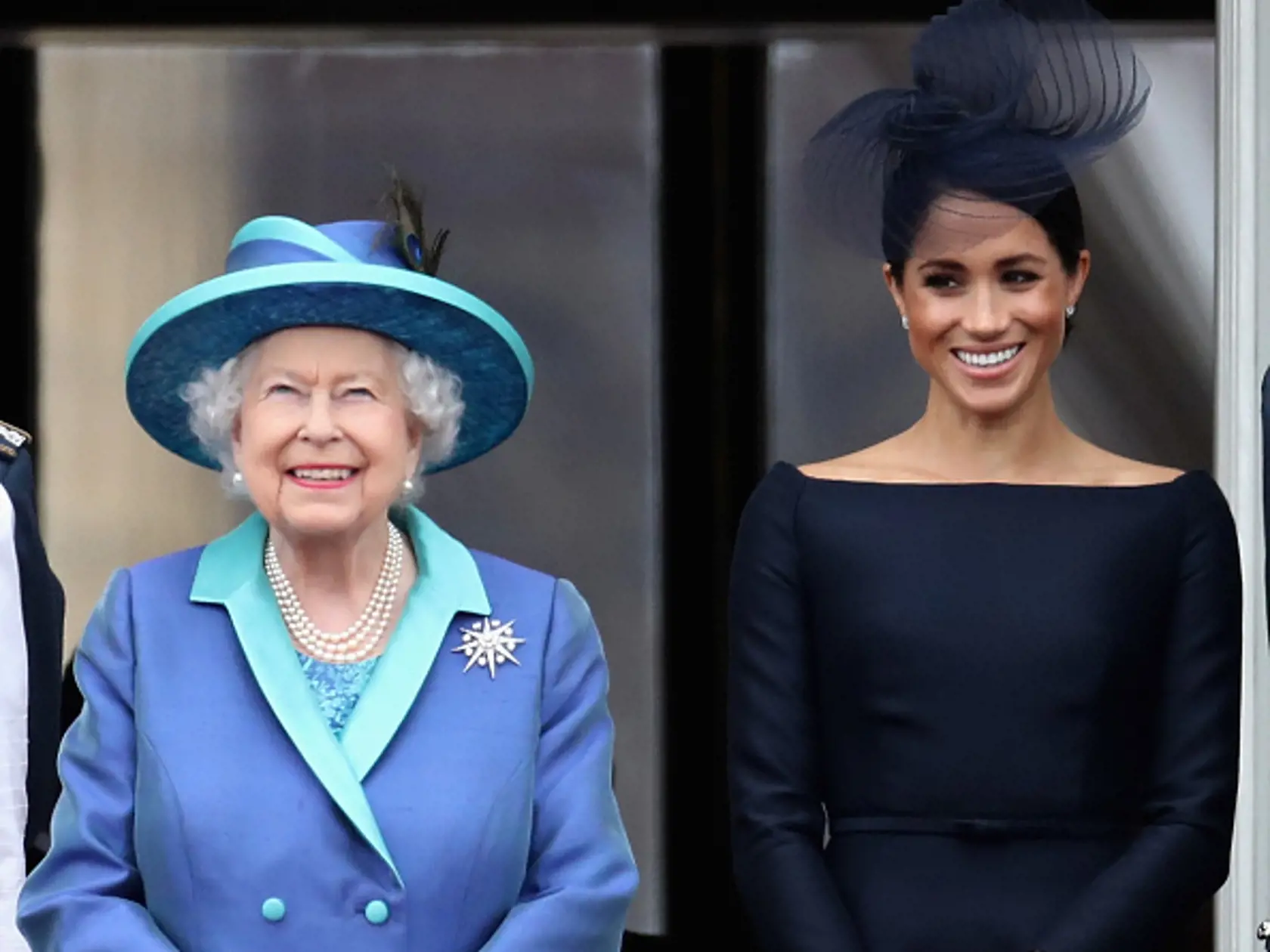 Meghan Markle po boku Kráľovnej Alžbety II.