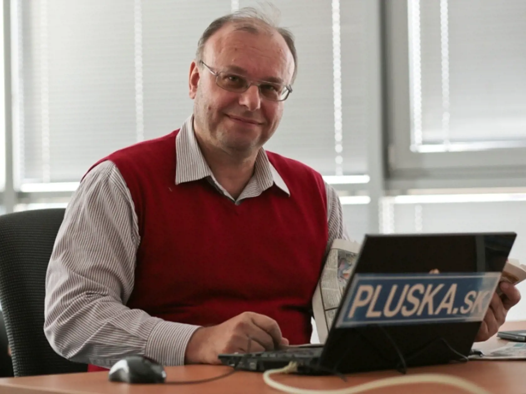 Odborník Ondrej Macko v redakcii pluska.sk.