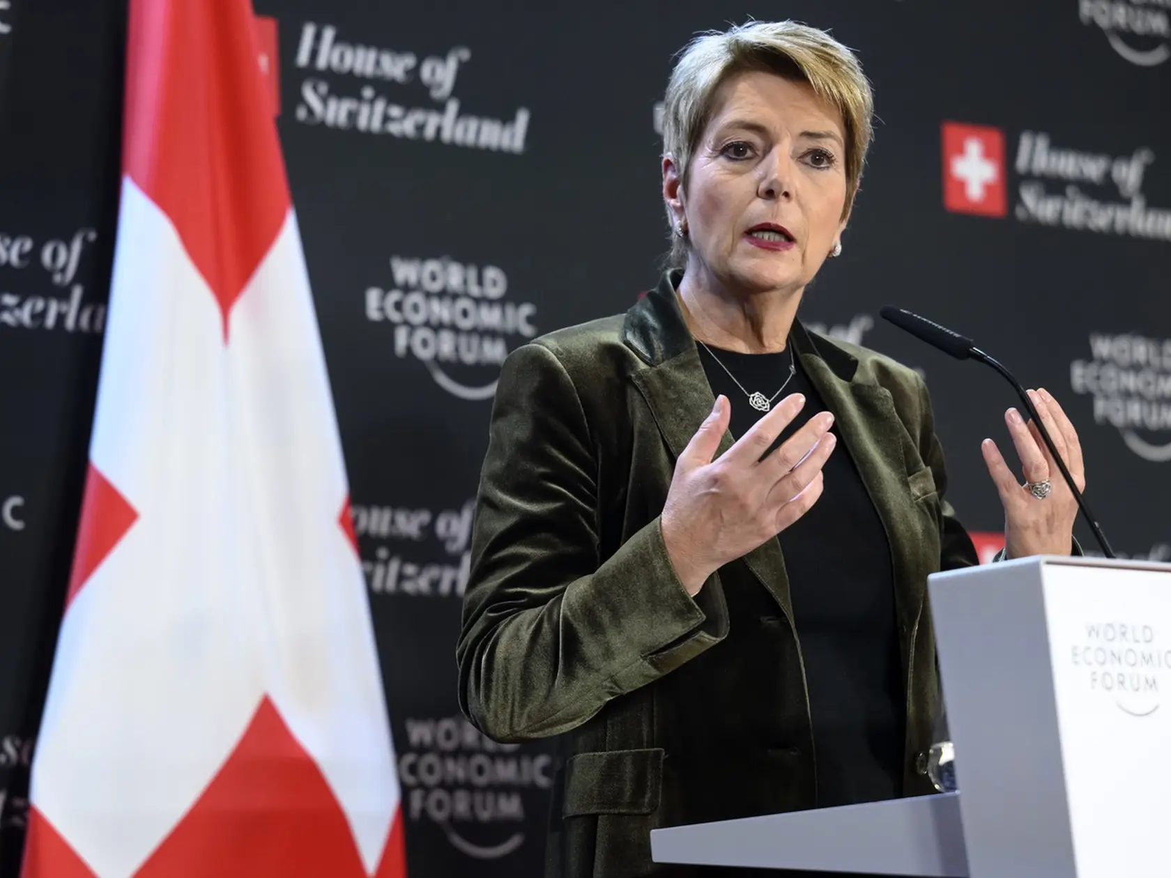 Švajčiarska prezidentka Karin Kellerová-Sutterová