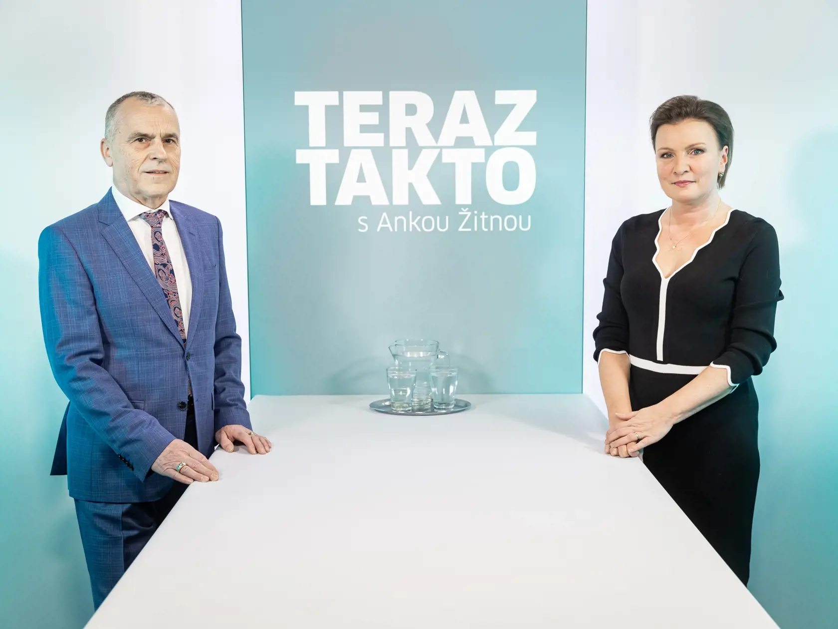 Diskusná relácia "Teraz Takto s Ankou Žitnou", ktorej hosťom bol Ondrej Mularčík.