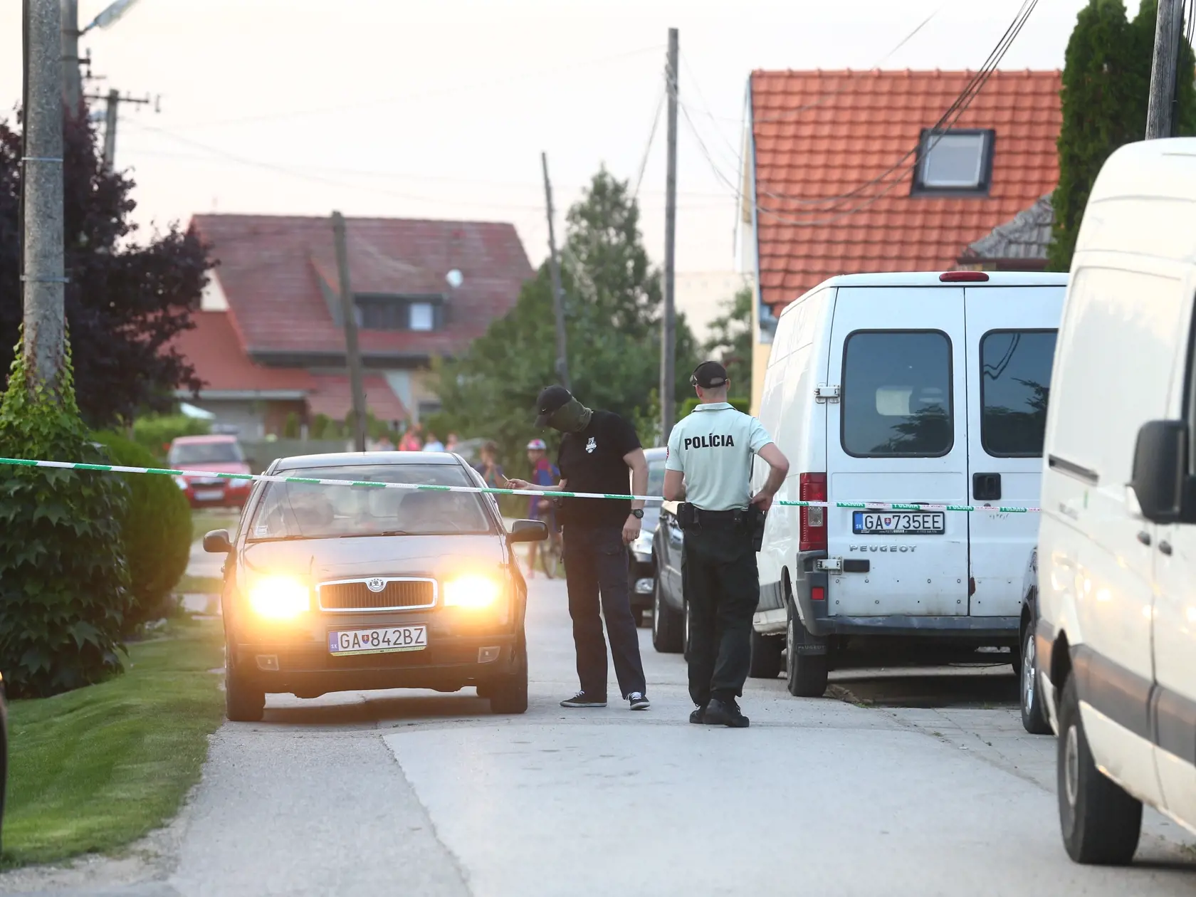Vyšetrovací pokus pri objasňovaní vraždy Jána Kuciaka a Martin Kušnírovej vo Veľkej Mači.