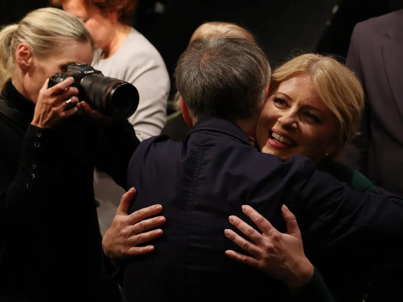V stredu večer sa slovenská prezidentka zúčastnila spoločne so svojím českým náprotivkom a partnermi na divadelnom predstavení v Dejvickom divadle.