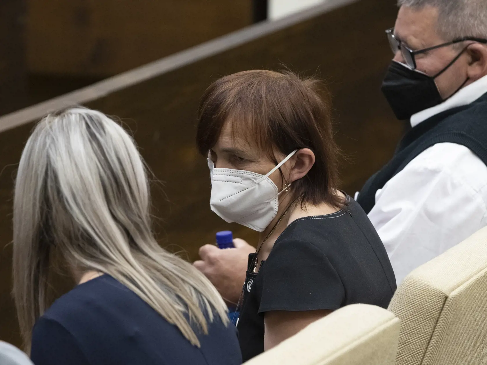 Verejné zasadnutie Najvyššieho súdu SR vo veci odvolania voči rozsudku v prípade vraždy investigatívneho novinára Jána Kuciaka a jeho snúbenice Martiny Kušnírovej. Na snímke je rodina zavraždených.