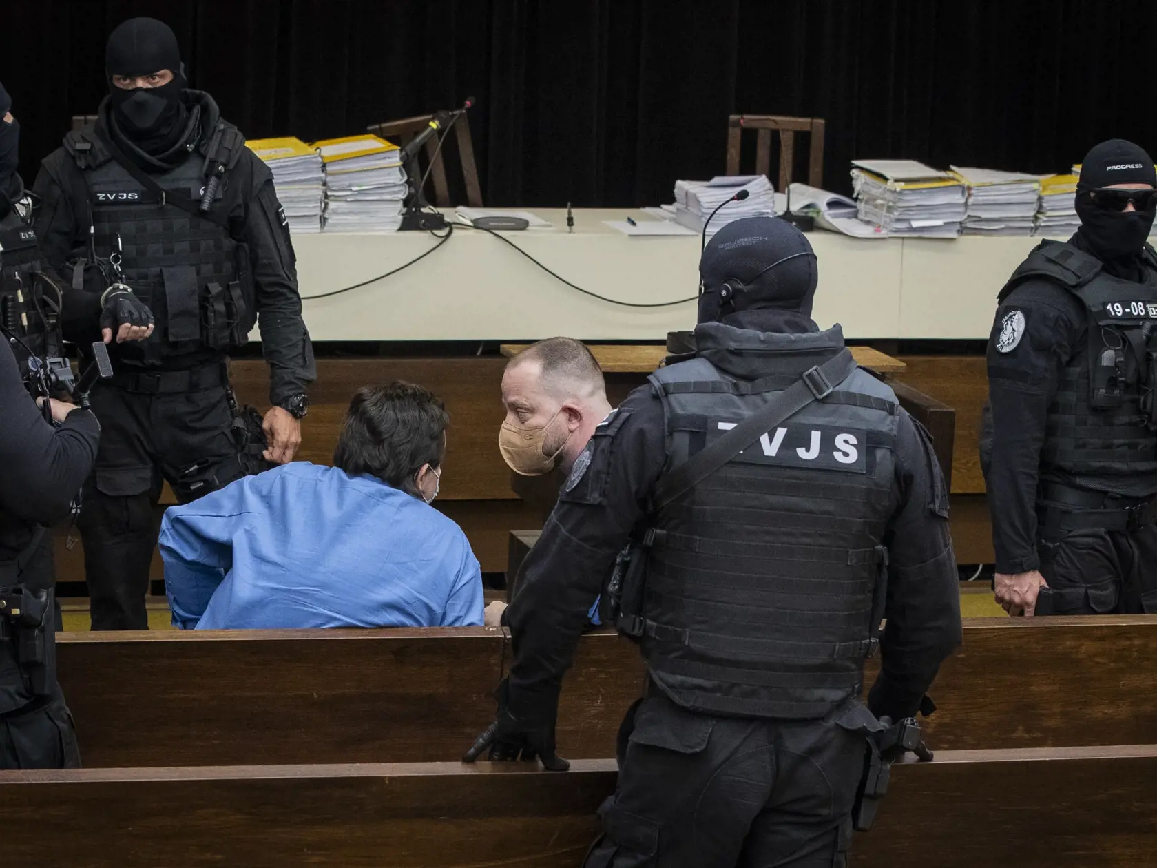 Verejné zasadnutie Najvyššieho súdu SR vo veci odvolania voči rozsudku v prípade vraždy investigatívneho novinára Jána Kuciaka a jeho snúbenice Martiny Kušnírovej. Na snímke je obžalovaný Marián Kočner so svojim obhájcom Markom Parom.