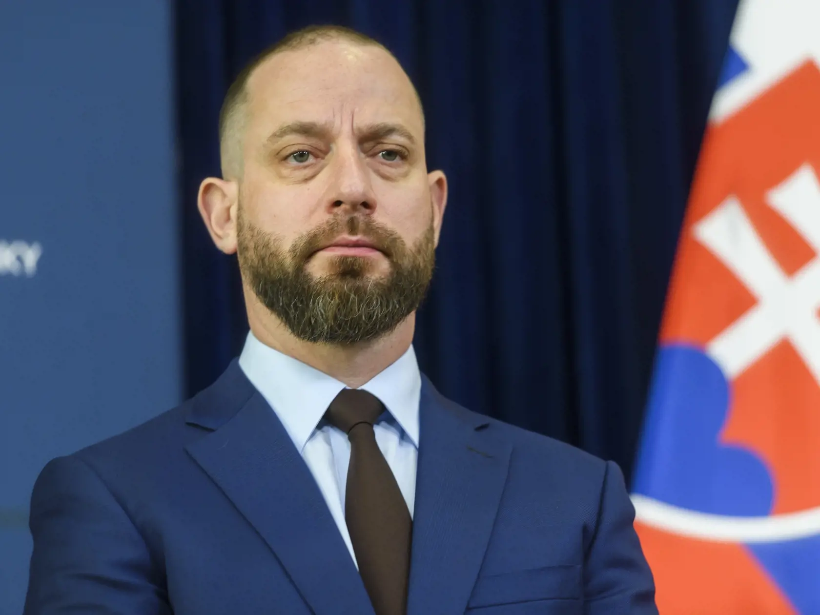Na snímke advokát Marek Para počas tlačovej konferencie na tému: Prečo tak Matovič a celá opozícia kričia za záchranu Lipšica v Bratislave 10. januára 2024.