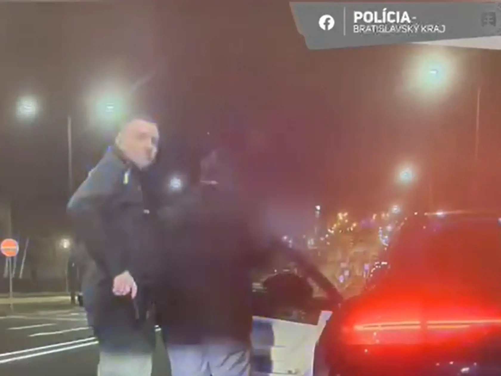 Potom putoval do cely policajného zaistenia, kde s ním boli po vytriezvení vykonané ďalšie potrebné úkony.