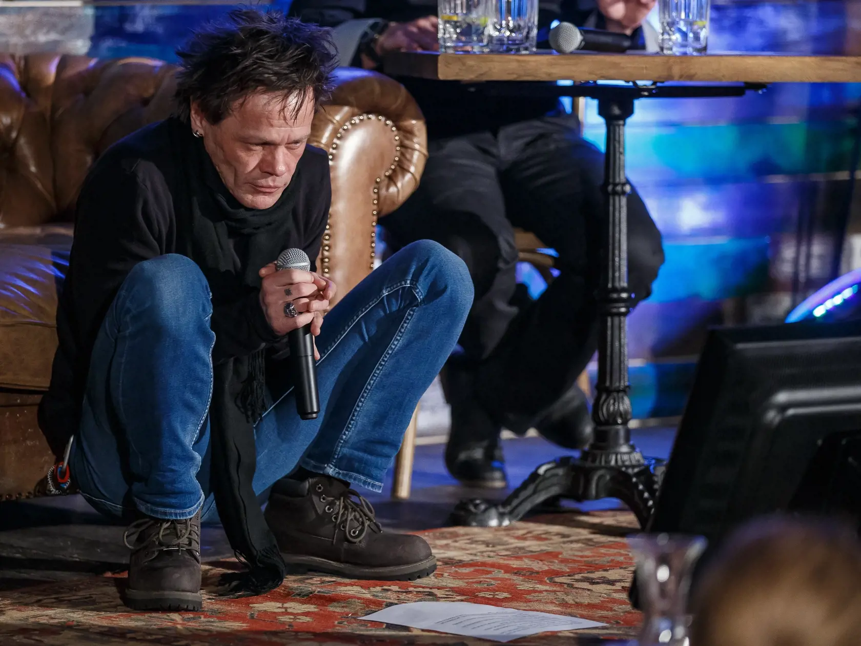 Robert Roth prisiel na talkshow kde bol hostom so svojou priatelkou Bobou Baluchovou