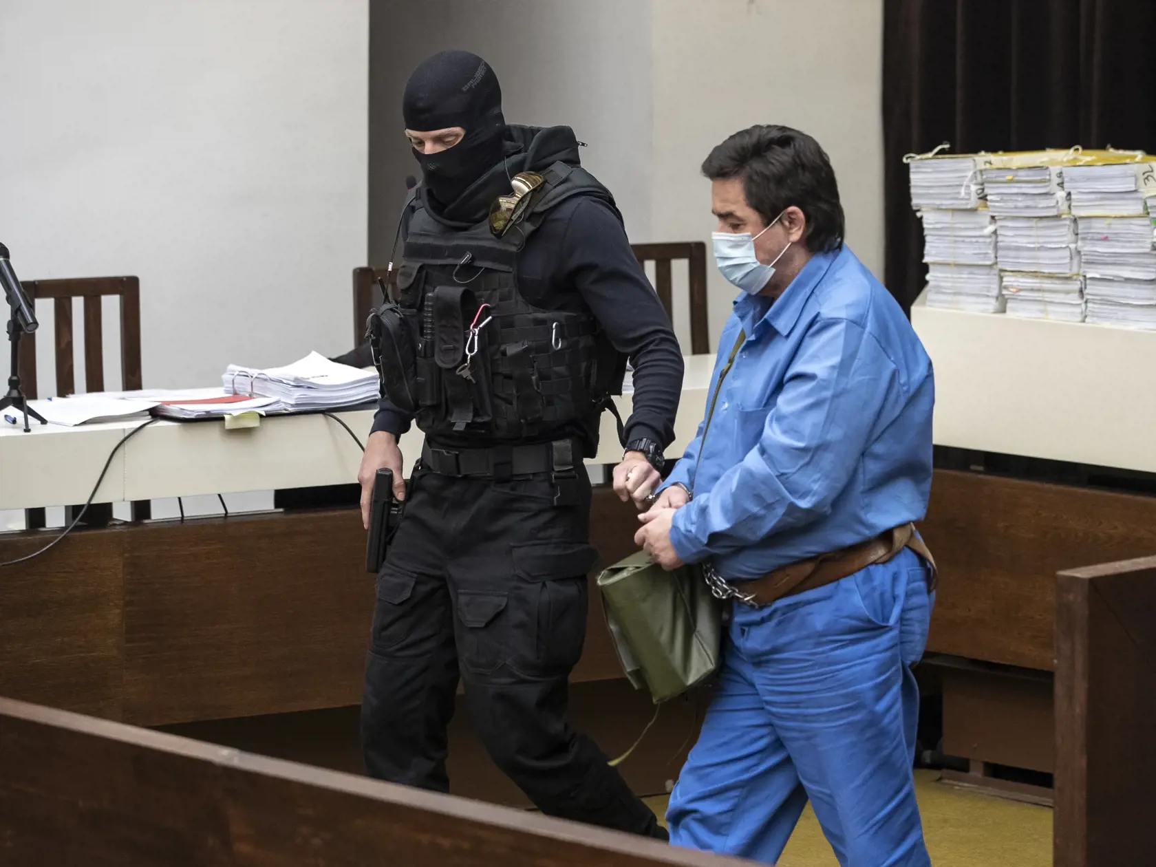 Verejné zasadnutie Najvyššieho súdu SR vo veci odvolania voči rozsudku v prípade vraždy investigatívneho novinára Jána Kuciaka a jeho snúbenice Martiny Kušnírovej. Na snímke je obžalovaný Marián Kočner.